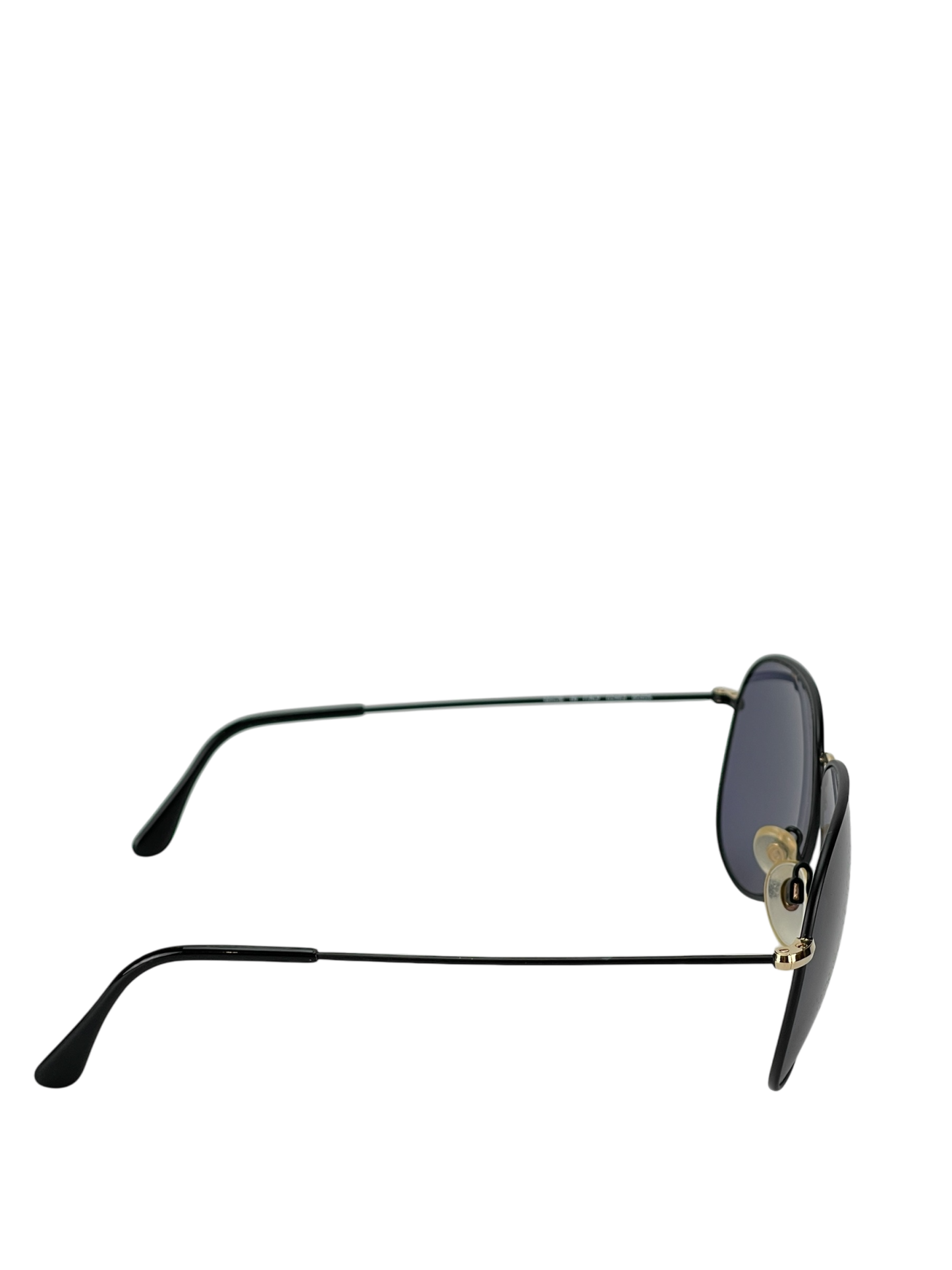 CHANEL - Blue Coco Mark Sunglasses Black Metal