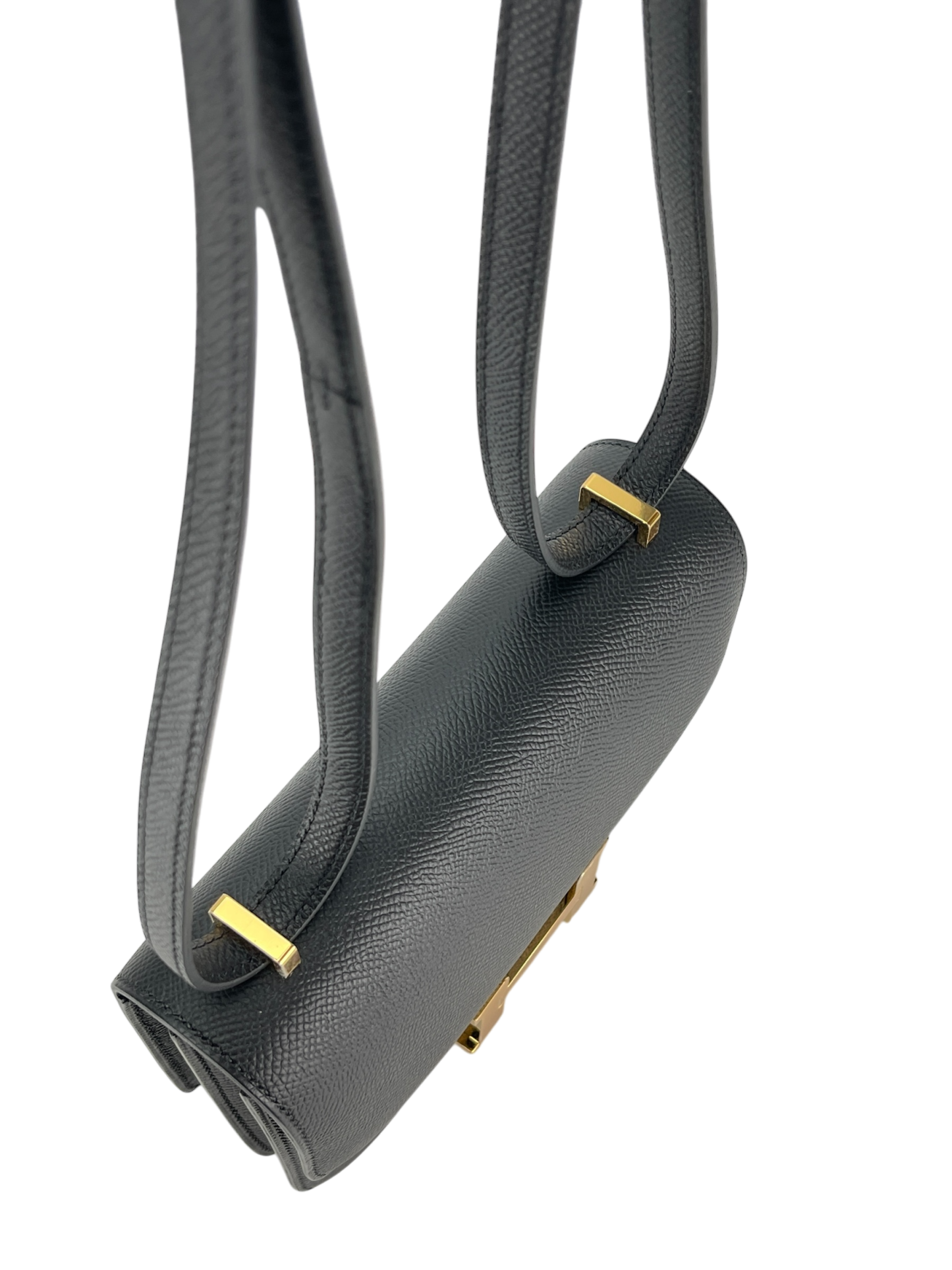 HERMES - Constance 19 Black Epsom Gold Hardware