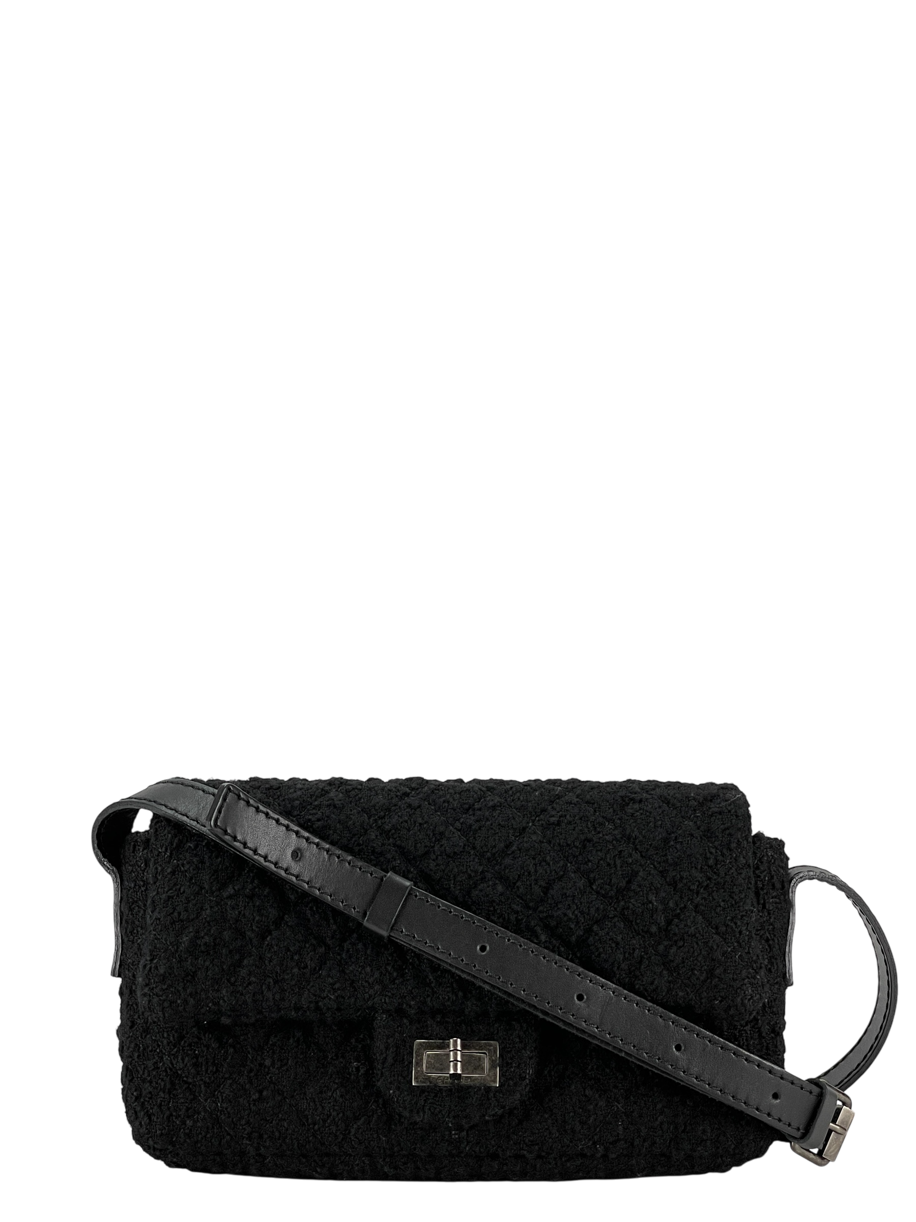 CHANEL - Tweed Mademoiselle Lock Shoulder Bag