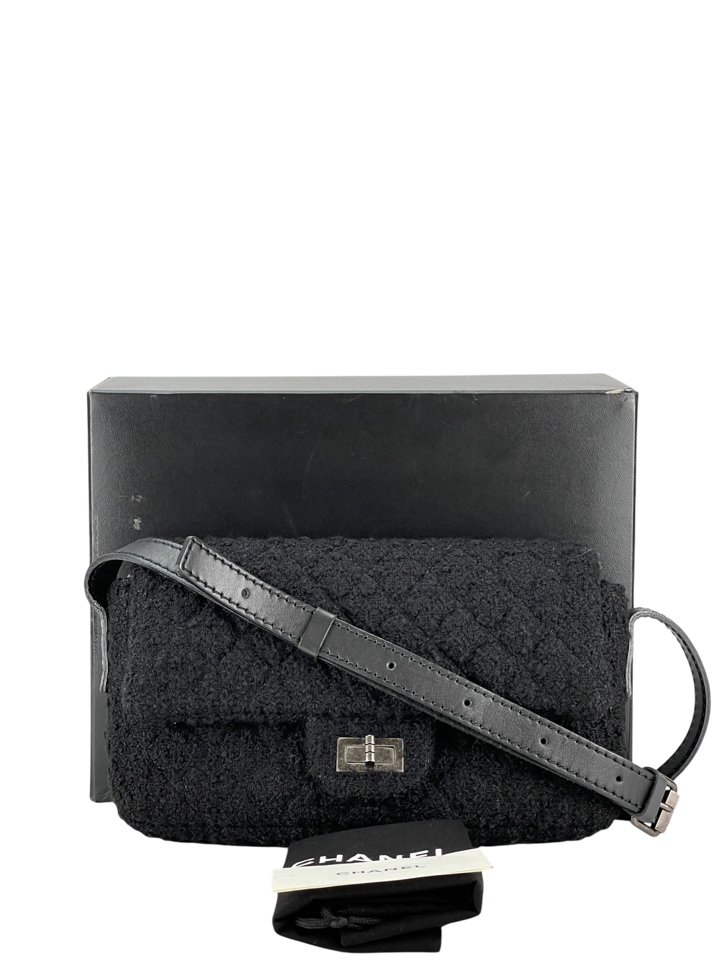 CHANEL - Tweed Mademoiselle Lock Shoulder Bag