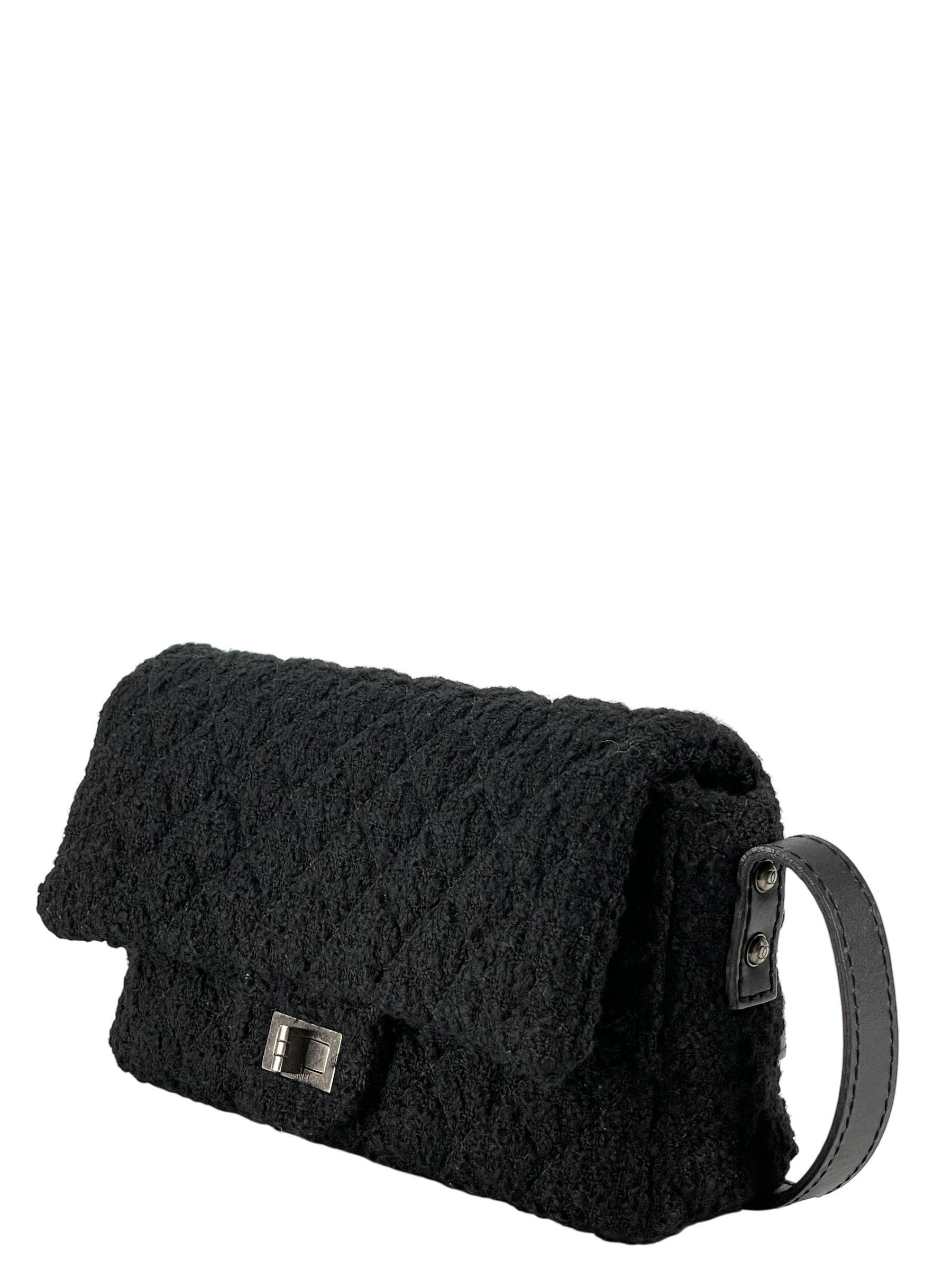 CHANEL - Tweed Mademoiselle Lock Shoulder Bag