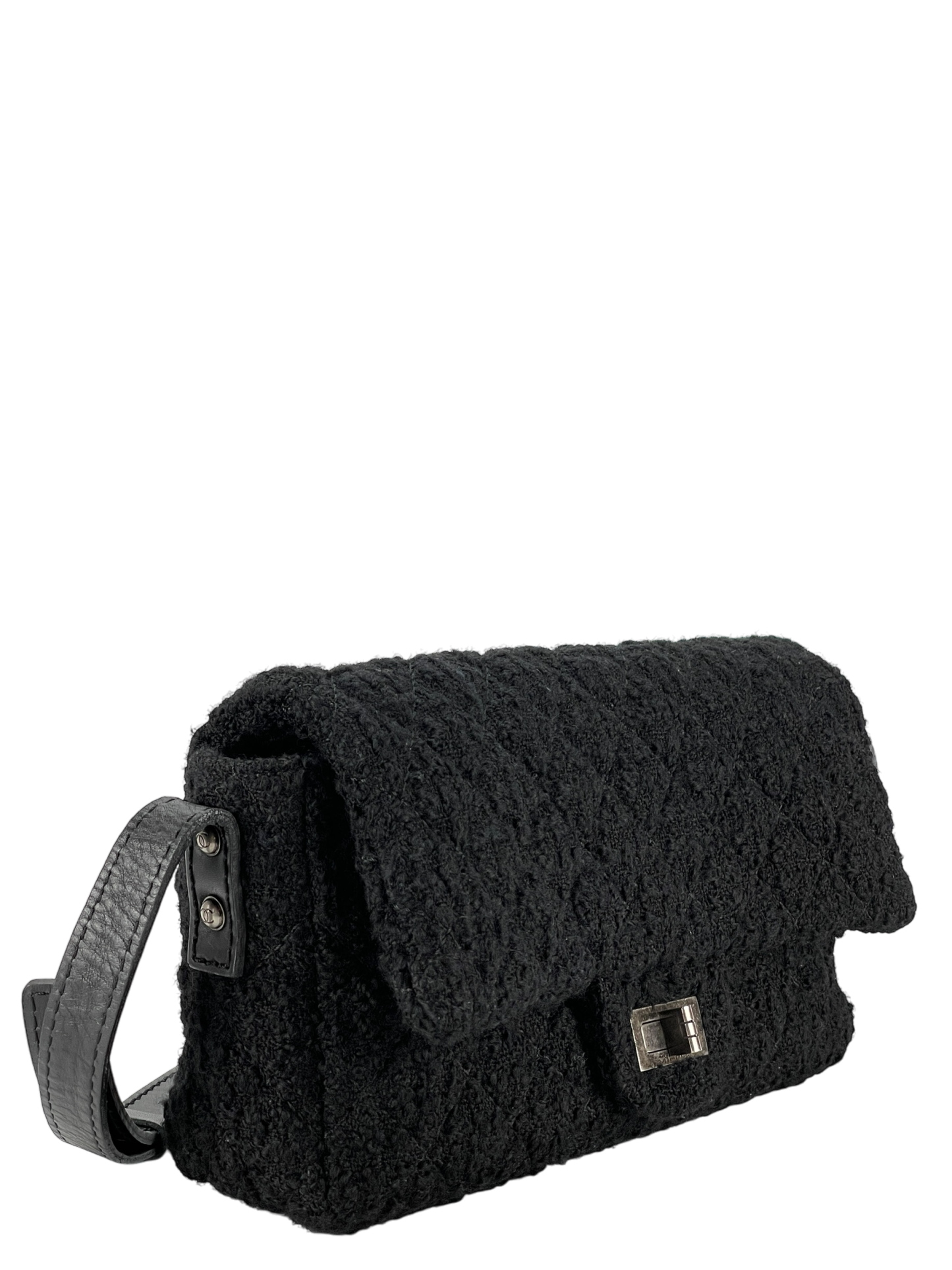 CHANEL - Tweed Mademoiselle Lock Shoulder Bag