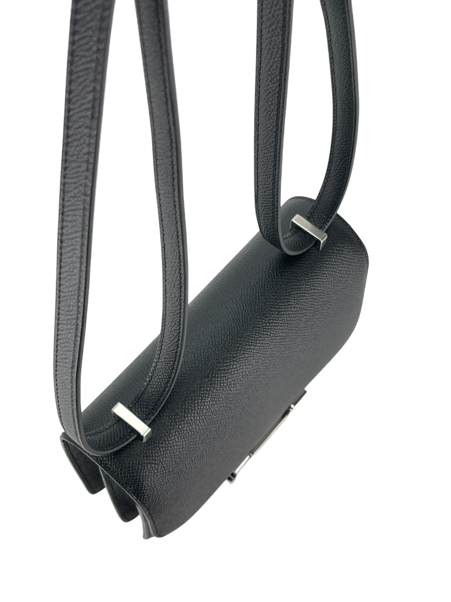 HERMES - Constance Mini 19 Noir89 Epsom Palladium Hardware