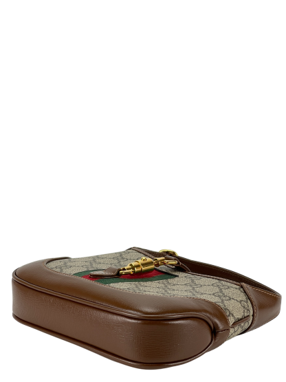 GUCCI - Jackie 1961 leather Canvas Shoulder bag