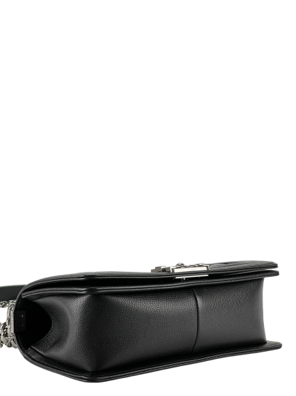 CHANEL - Medium Boy Flap Bag Black Caviar