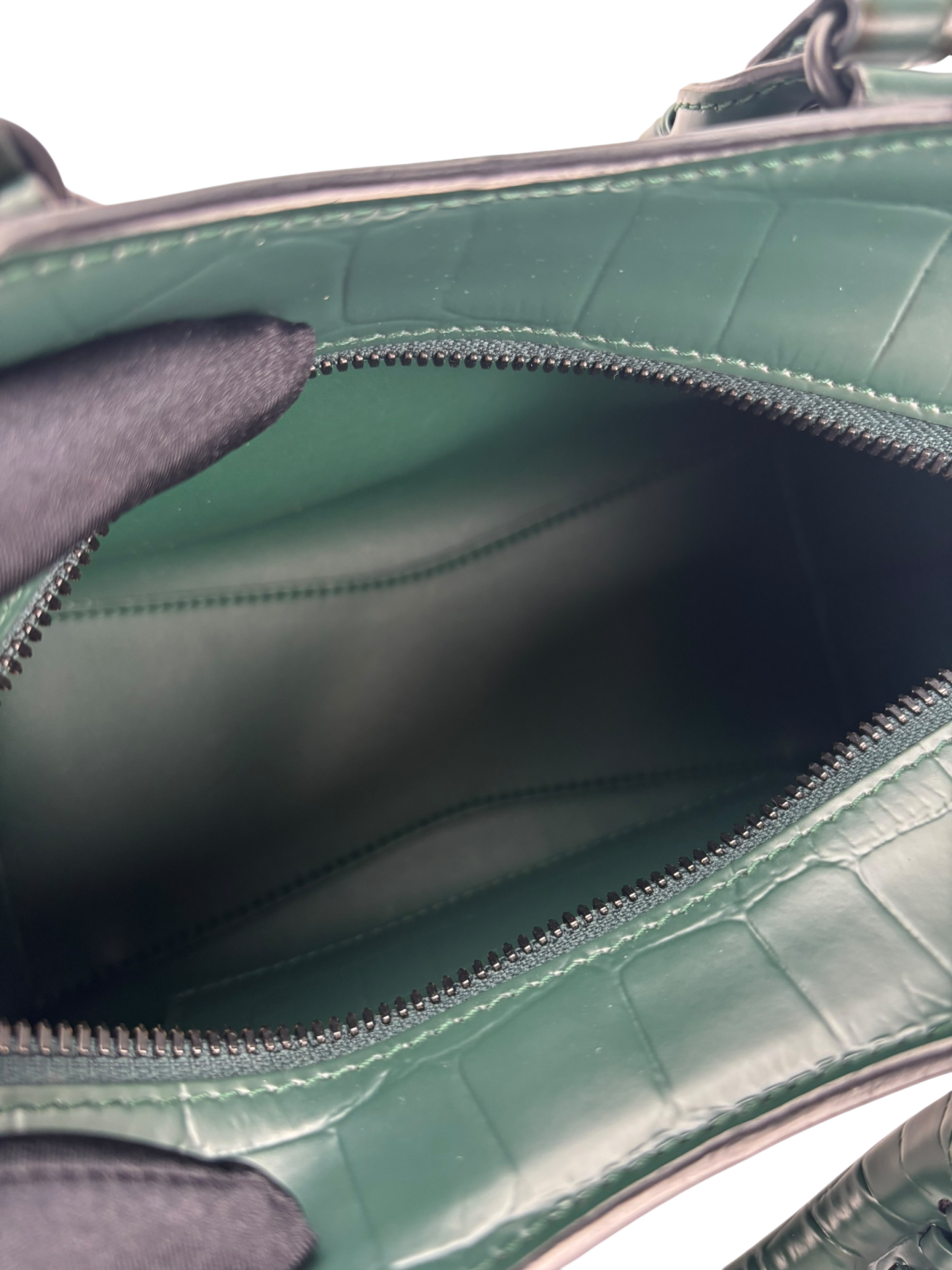 BALENCIAGA - Green Neo Classic Nao Mini Bag