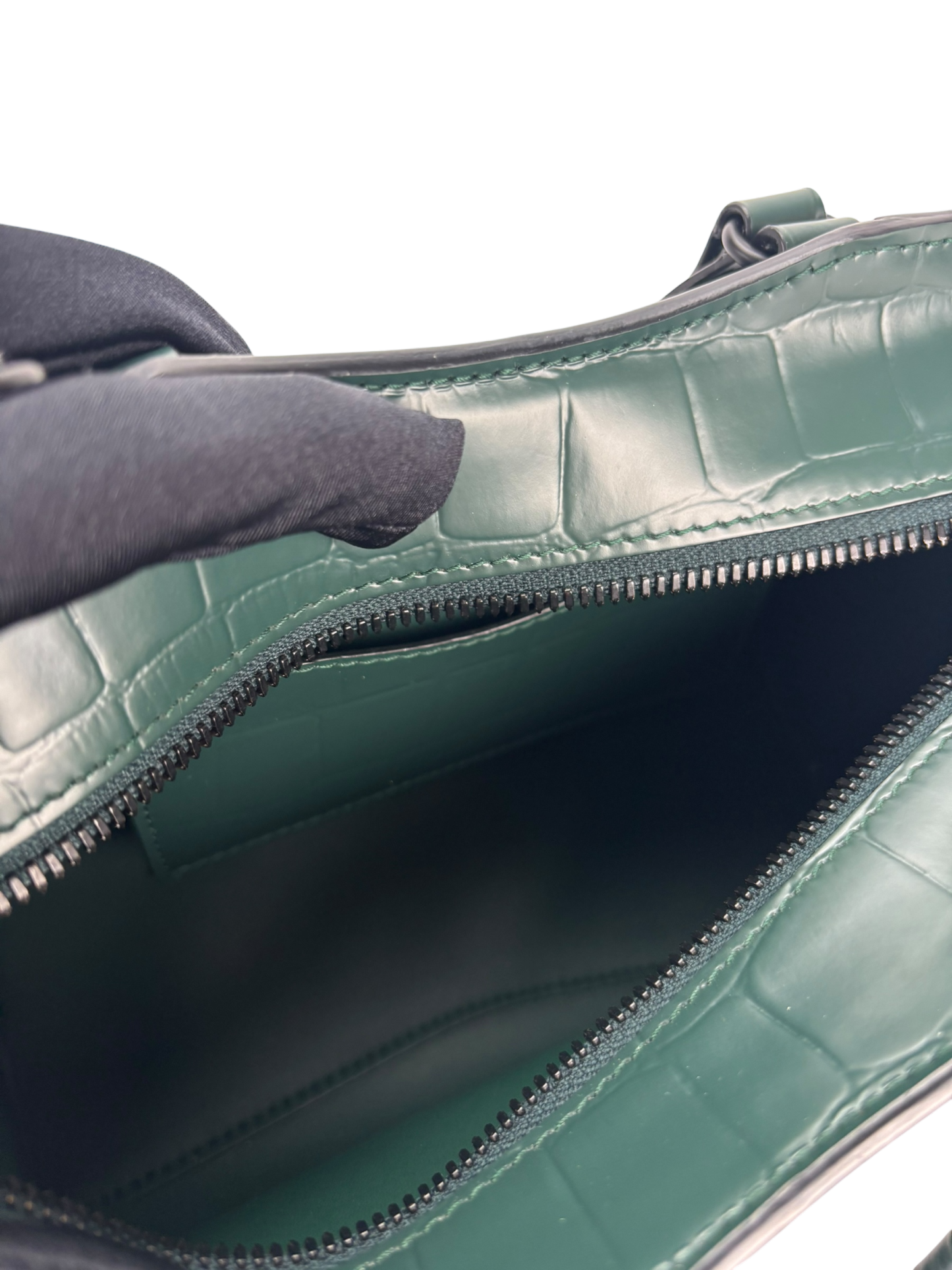 BALENCIAGA - Green Neo Classic Nao Mini Bag