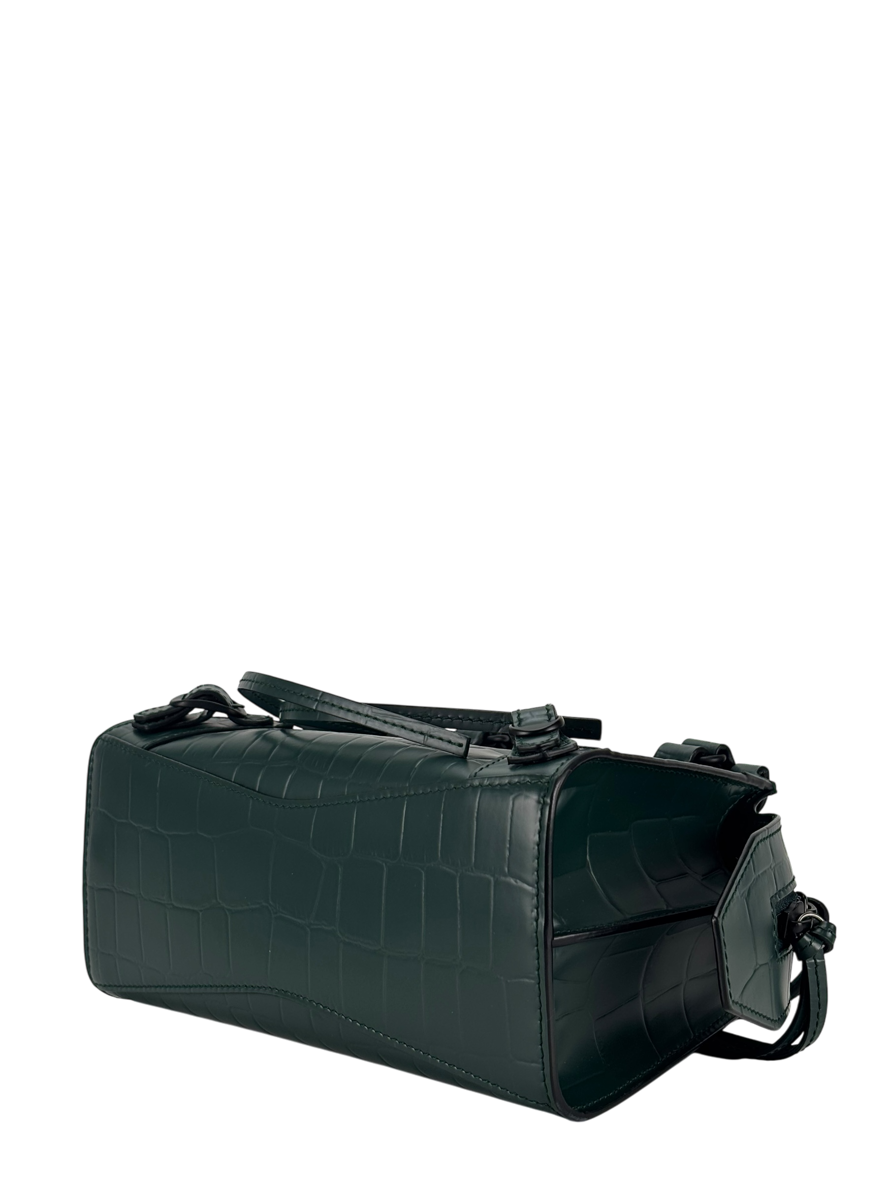 BALENCIAGA - Green Neo Classic Nao Mini Bag