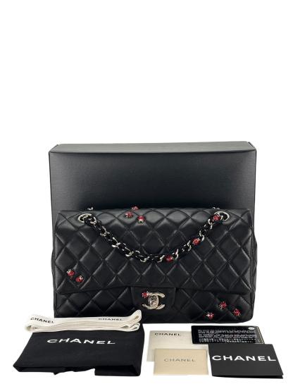 CHANEL - Quilted Embellished Mini Ladybug Rectangular Flap Shoulder Bag (CF25)  