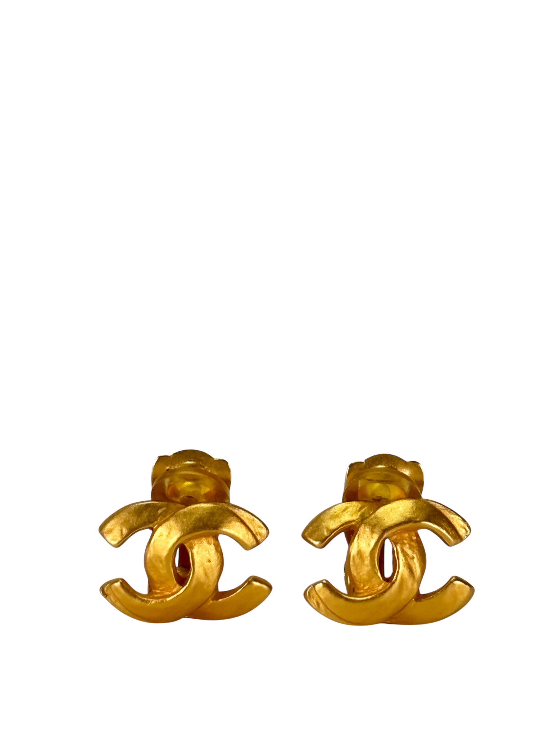 CHANEL - Gold Coco Mark Vintage Earrings