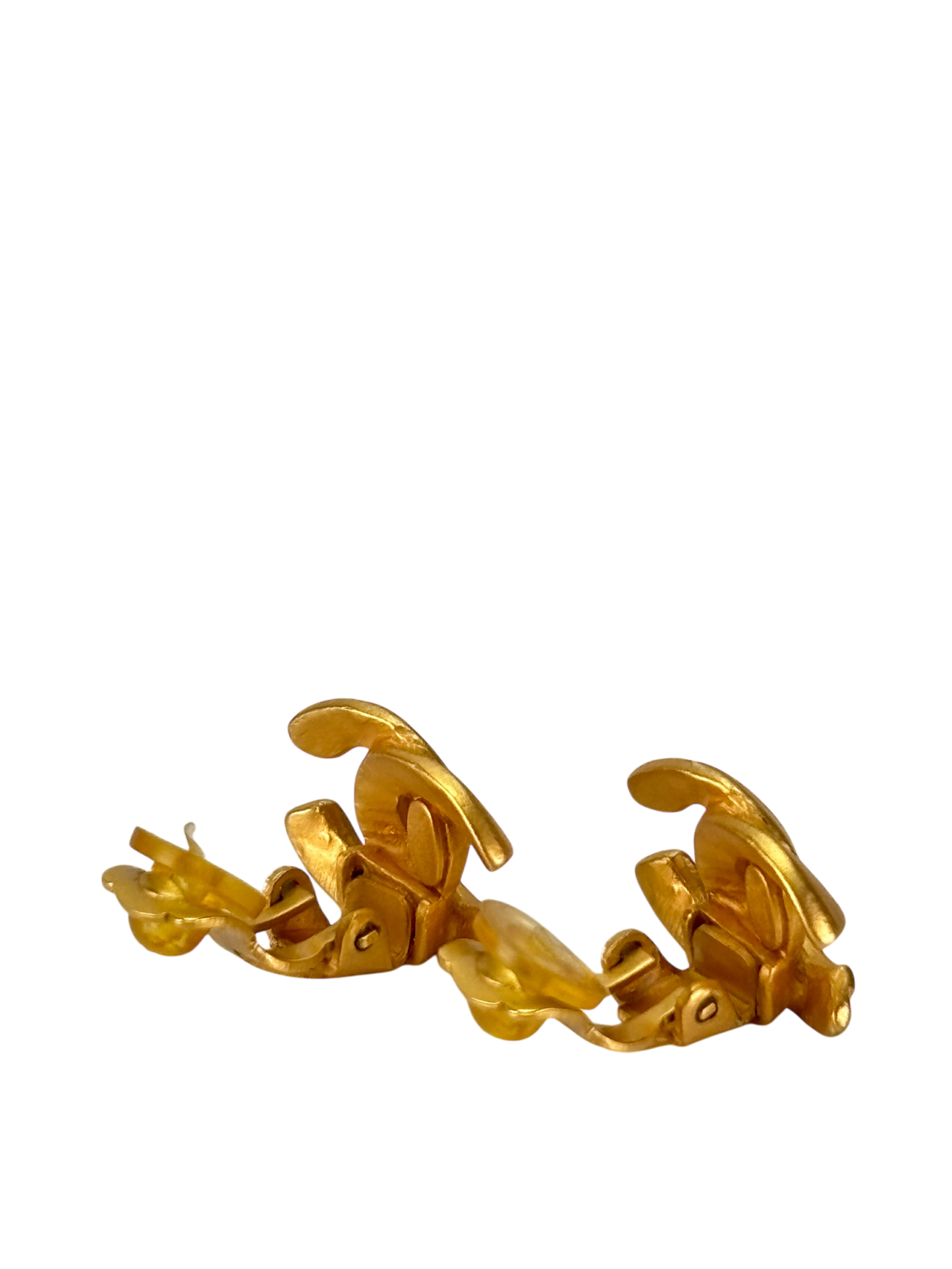 CHANEL - Gold Coco Mark Vintage Earrings