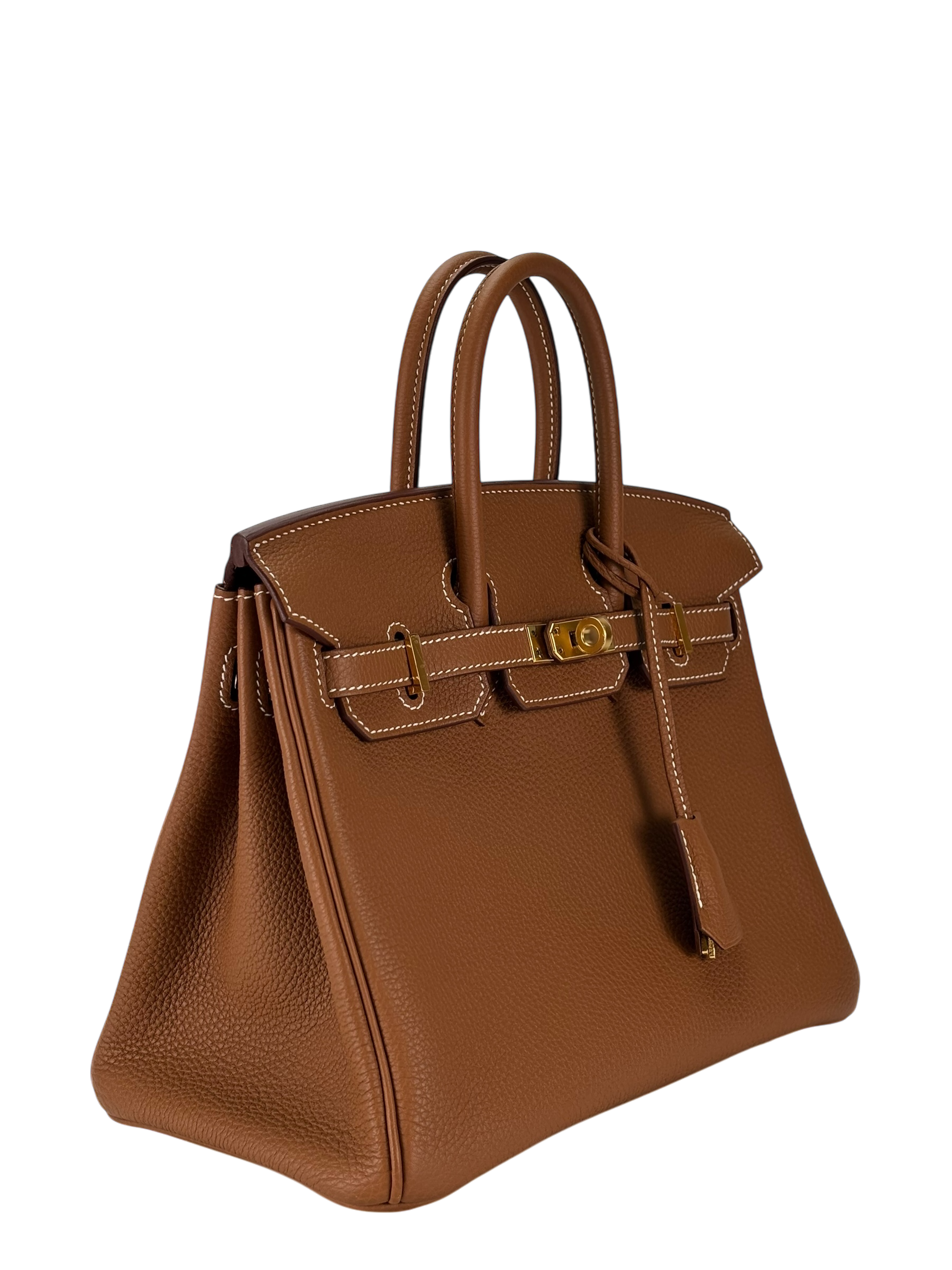 HERMES - Birkin 25 Togo Gold Palladium Hardware 