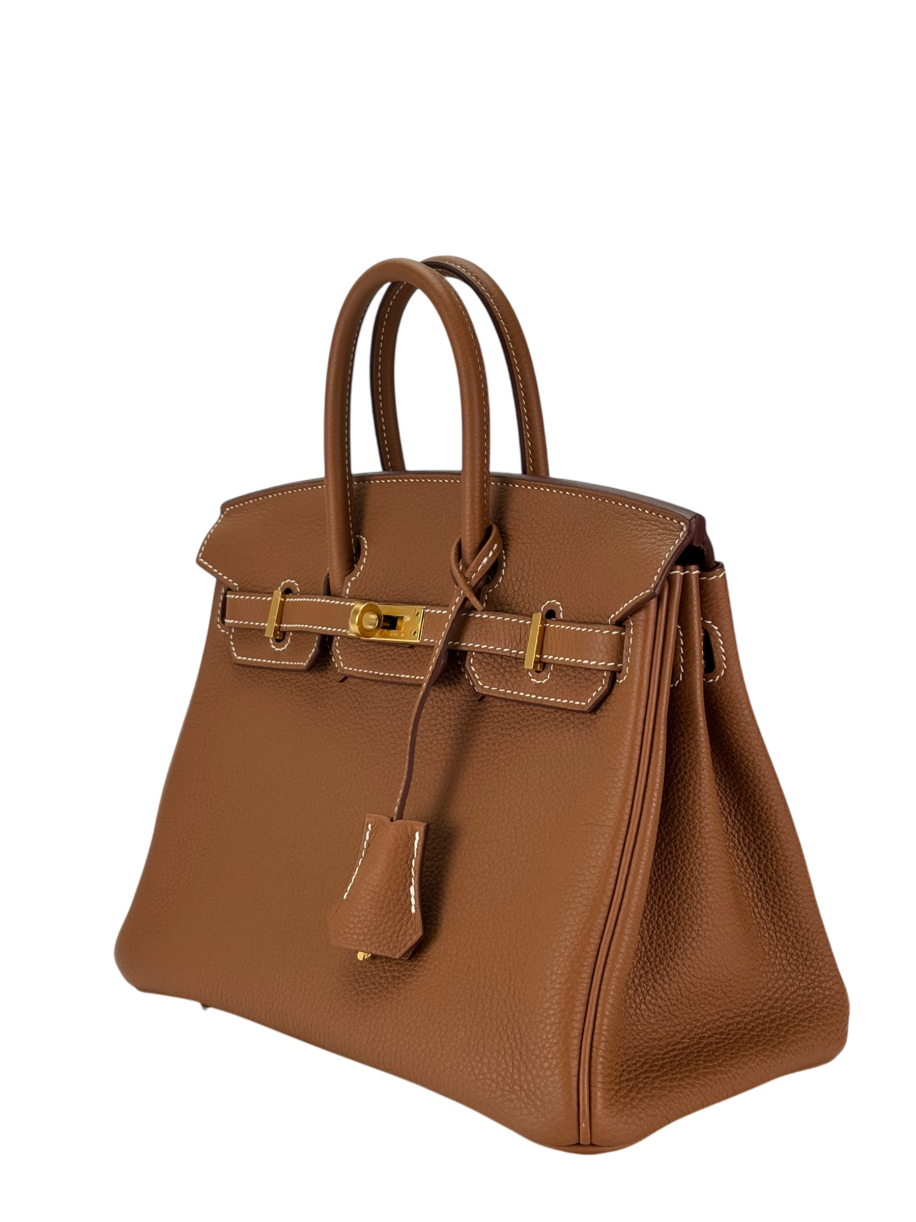 HERMES - Birkin 25 Togo Gold Palladium Hardware 