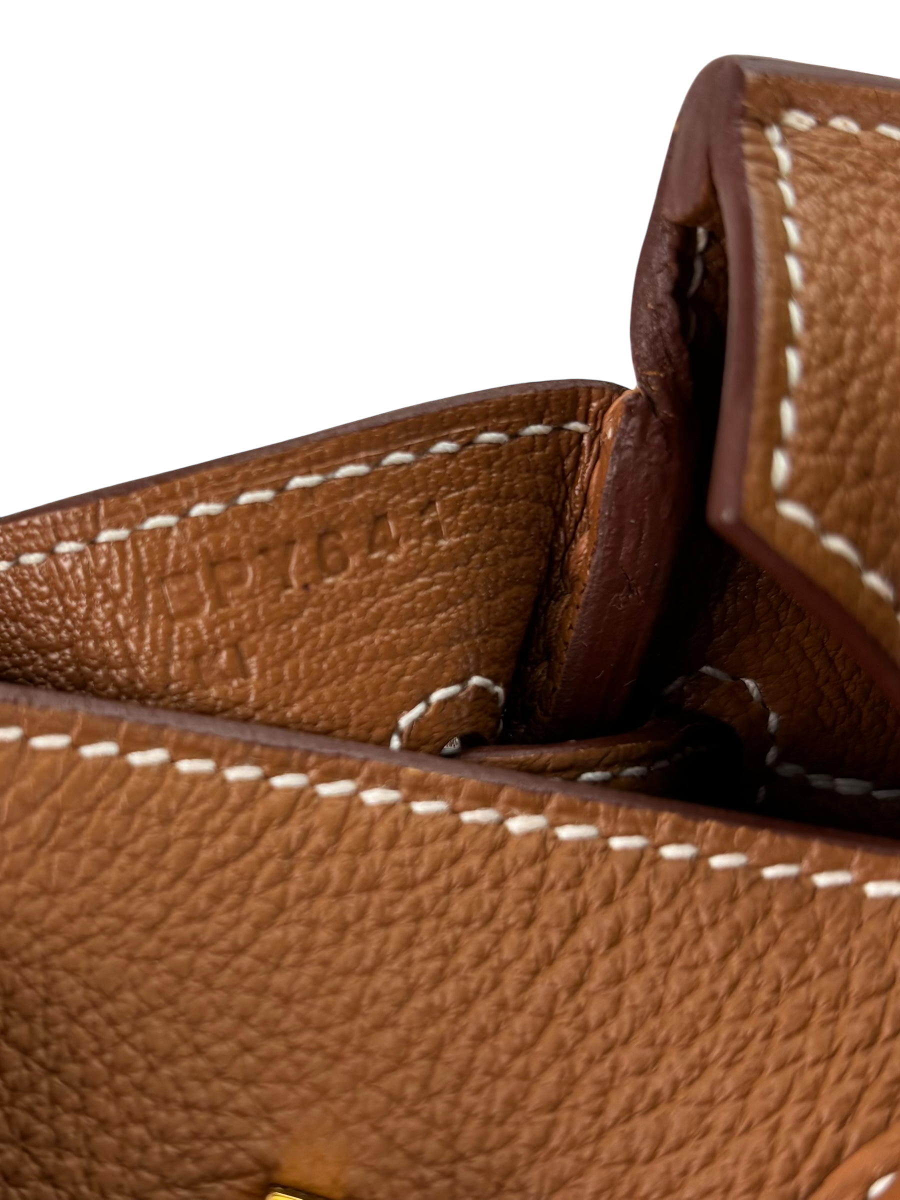 HERMES - Birkin 25 Togo Gold Palladium Hardware 