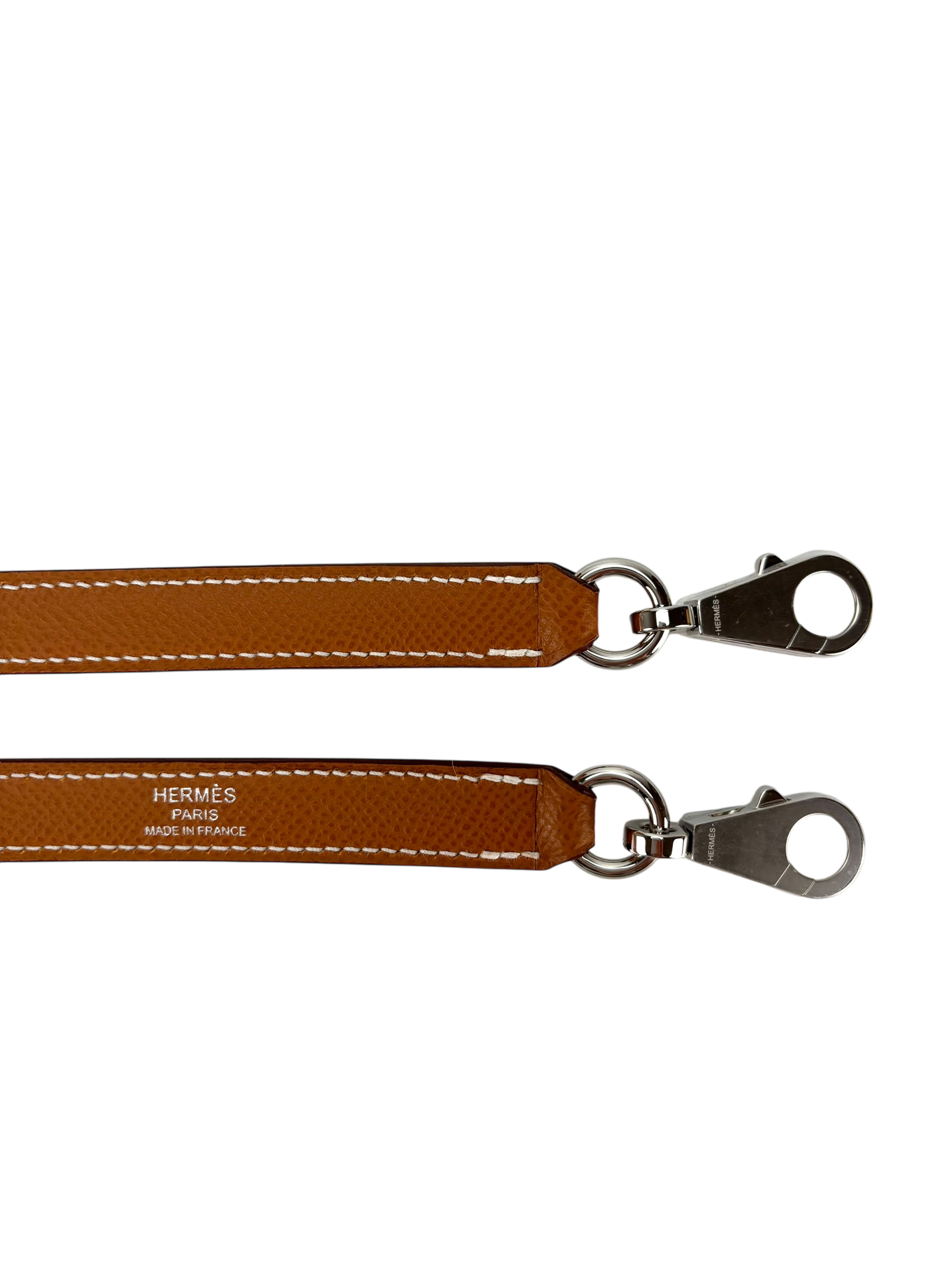 HERMES - Kelly 25 Gold Brown Epsom Palladium Hardware