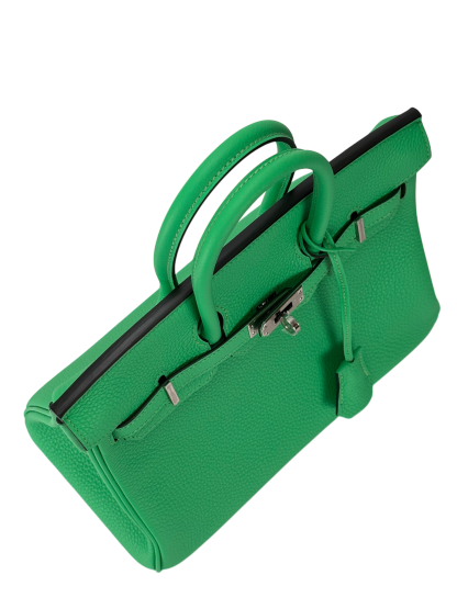 HERMES - Birkin 25 Togo Vert Comics Palladium Hardware 