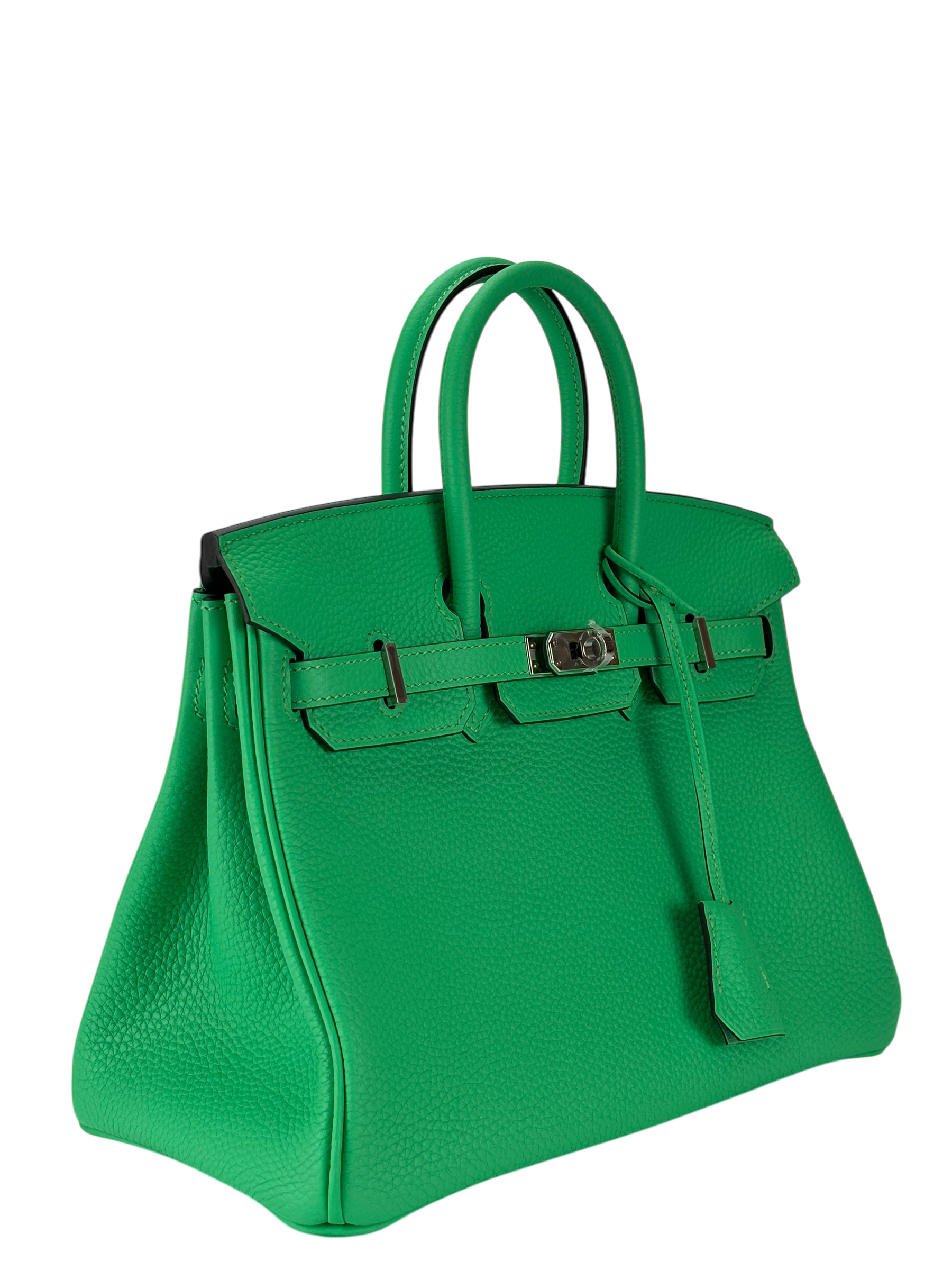 HERMES - Birkin 25 Togo Vert Comics Palladium Hardware