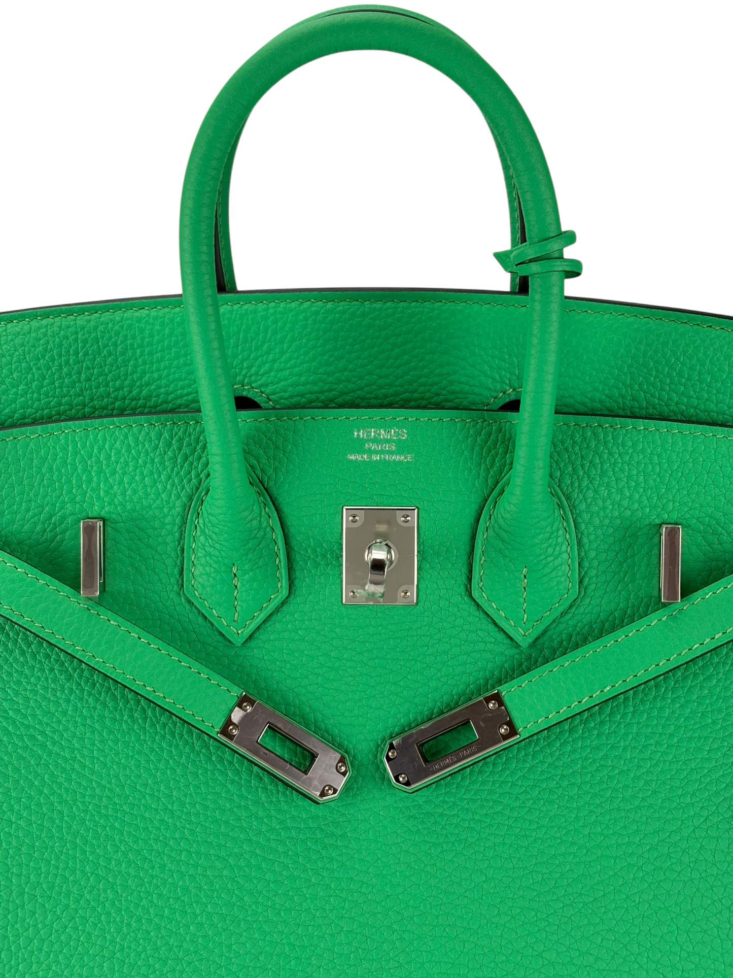 HERMES - Birkin 25 Togo Vert Comics Palladium Hardware
