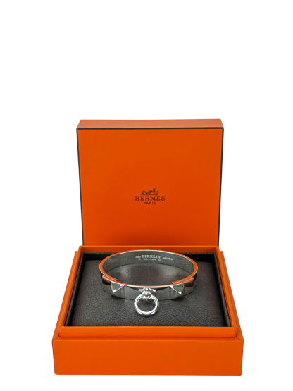 HERMES - Sterling Silver Collier De Chien Bracelet 