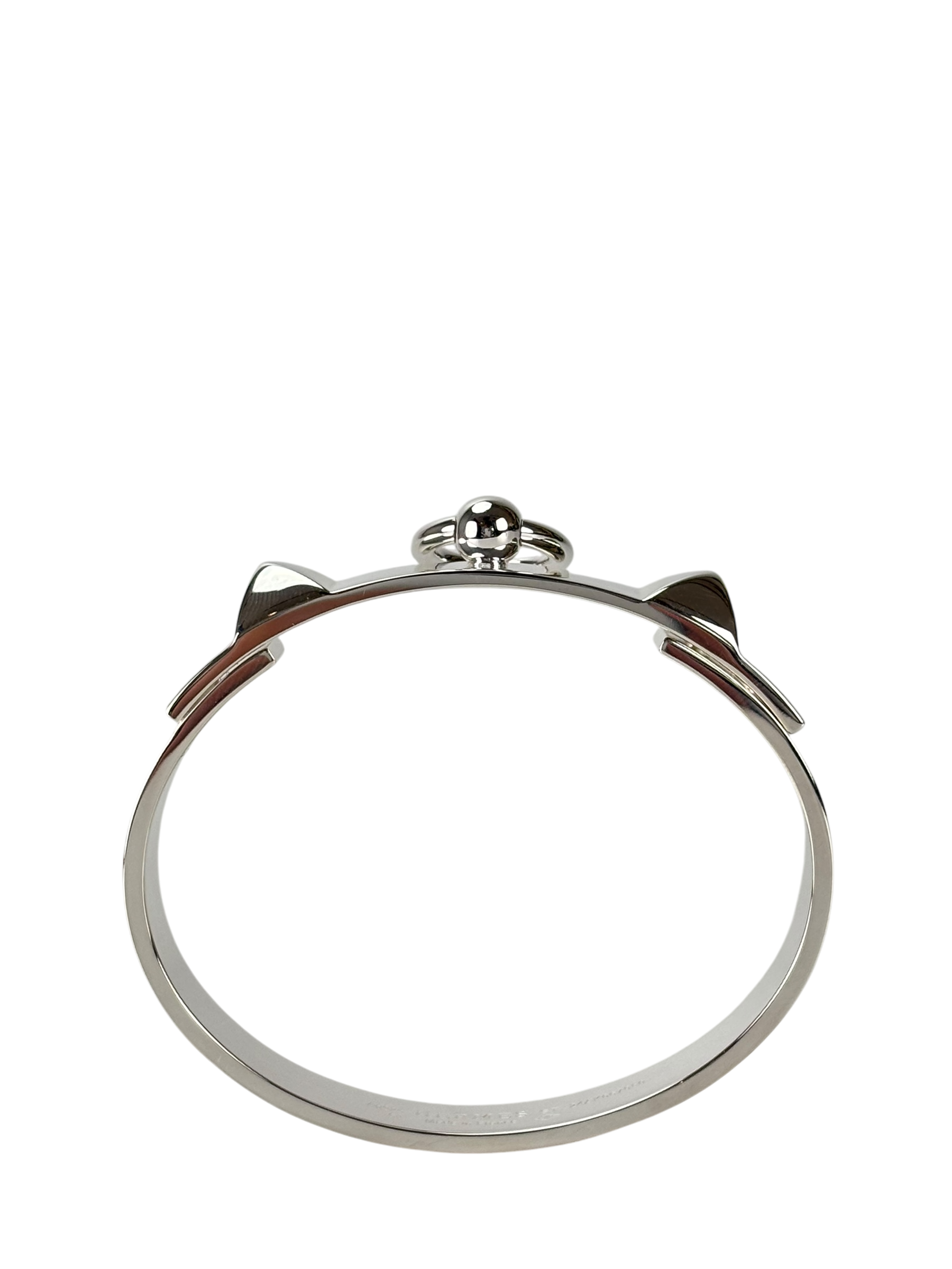 HERMES - Sterling Silver Collier De Chien Bracelet 