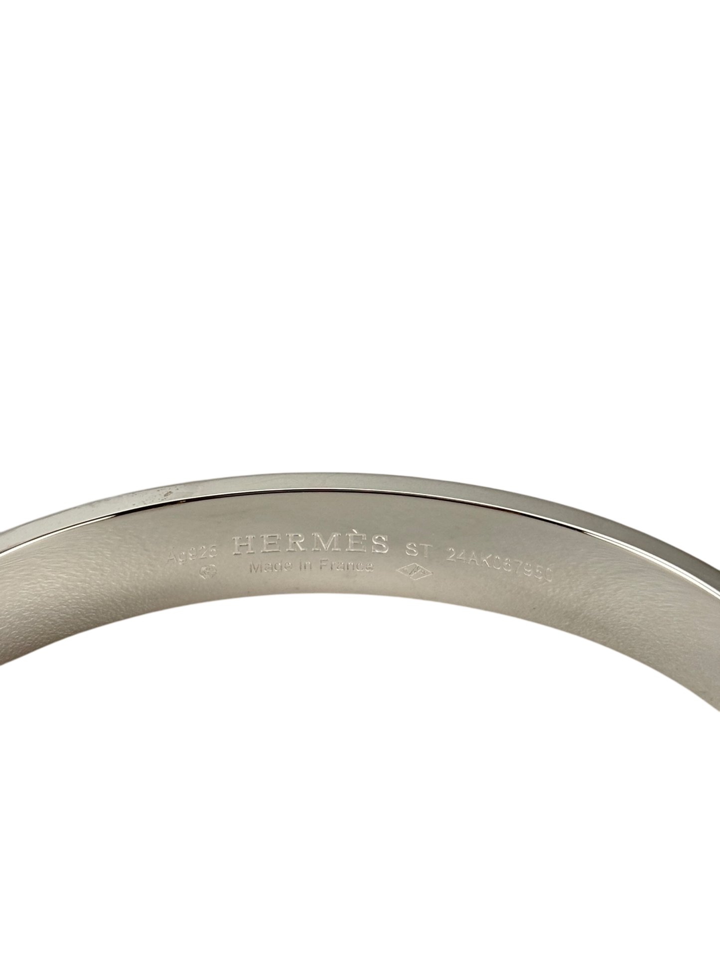 HERMES - Sterling Silver Collier De Chien Bracelet 
