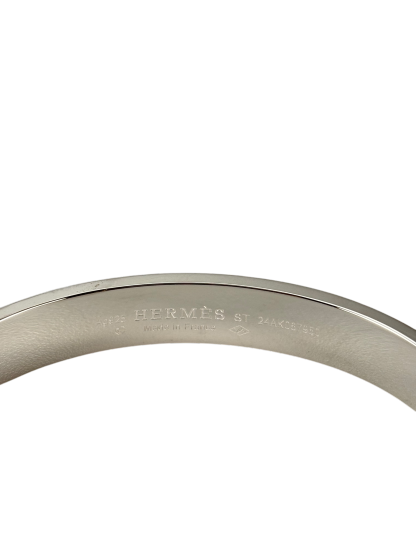 HERMES - Sterling Silver Collier De Chien Bracelet 