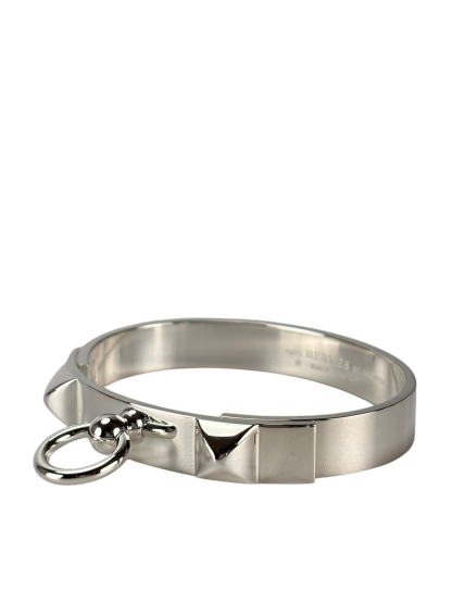 HERMES - Sterling Silver Collier De Chien Bracelet 