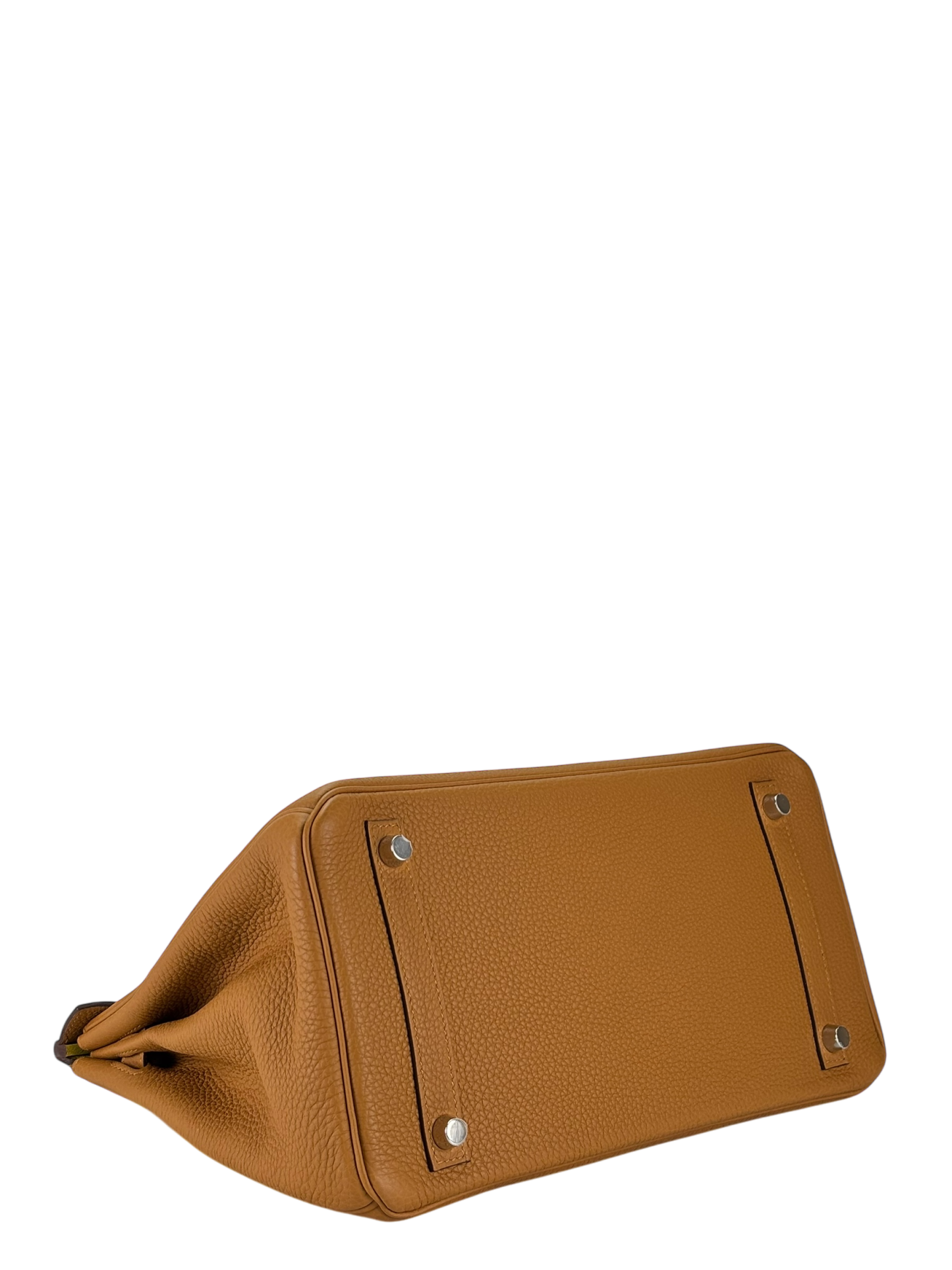 HERMES - Birkin 30 Togo Caramel Leather Silver Hardware