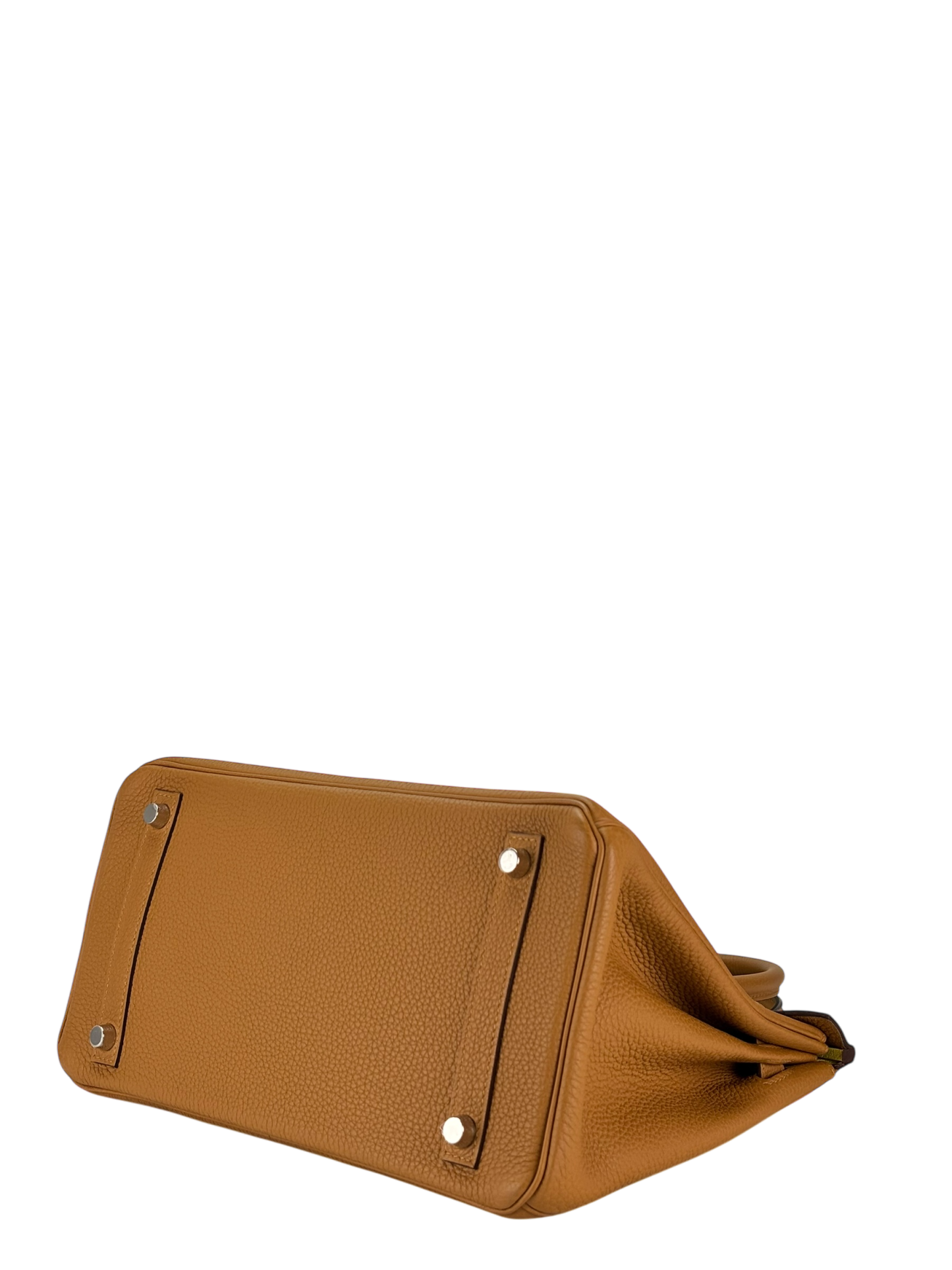 HERMES - Birkin 30 Togo Caramel Leather Silver Hardware