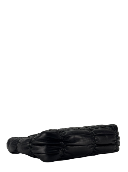 PRADA - Black Leather Re-Edition 2005 Nappa Gaufré Crossbody Bag