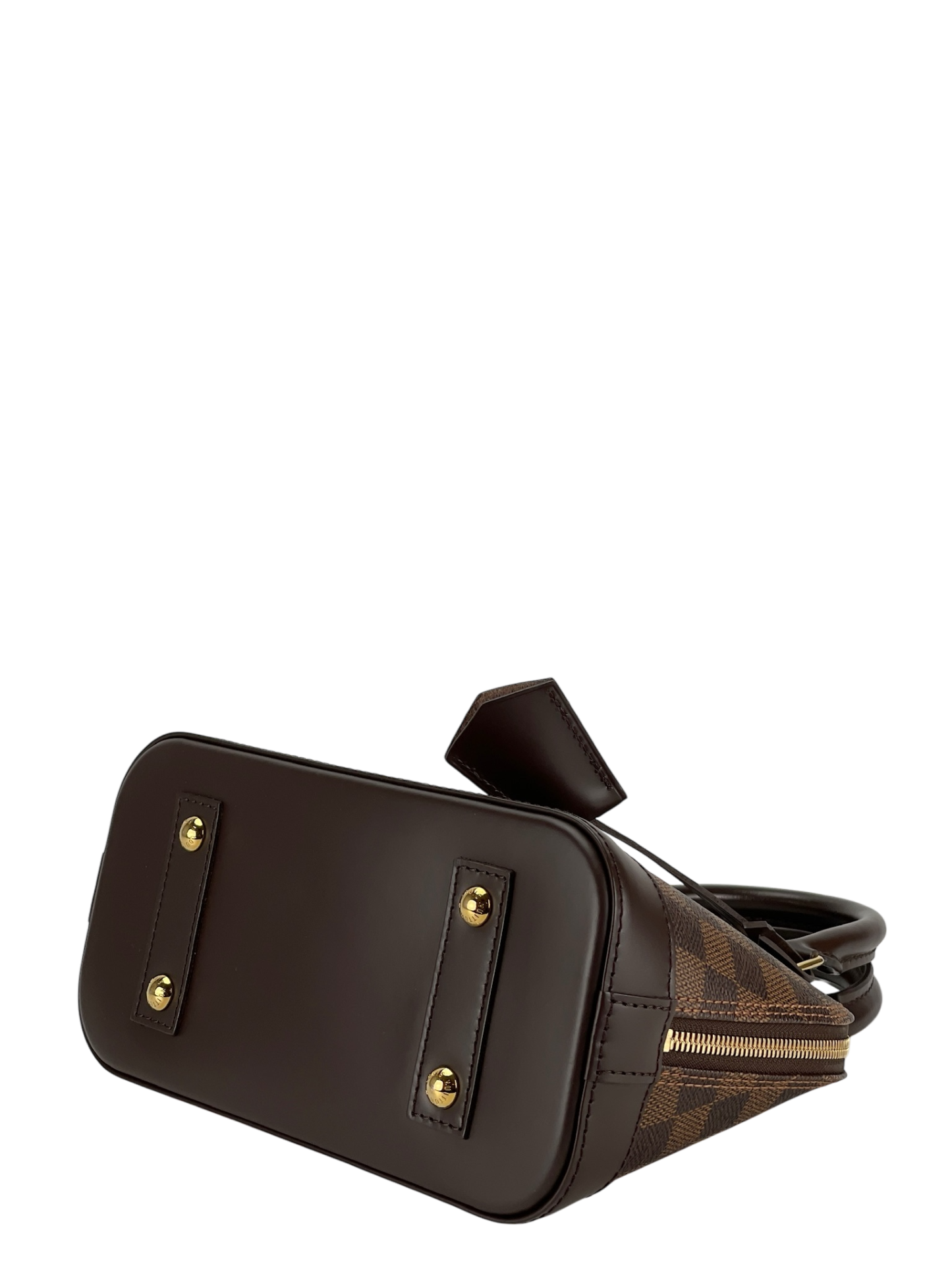 LOUIS VUITTON - Damier Ebene Alma BB Handbag 