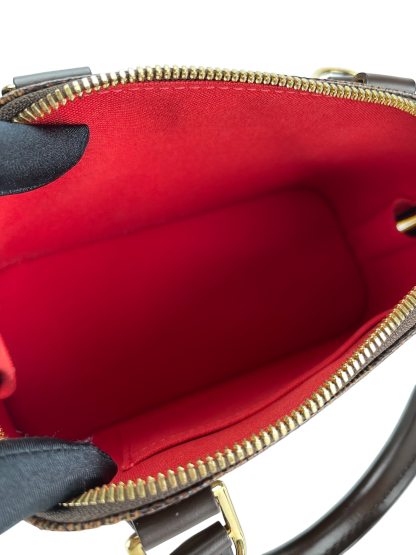 LOUIS VUITTON - Damier Ebene Alma BB Handbag 