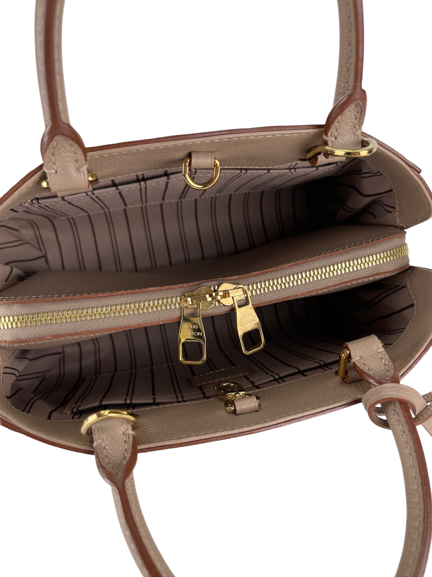LOUIS VUITTON - Montaigne BB Anplant 2way Shoulder Bag Taupe