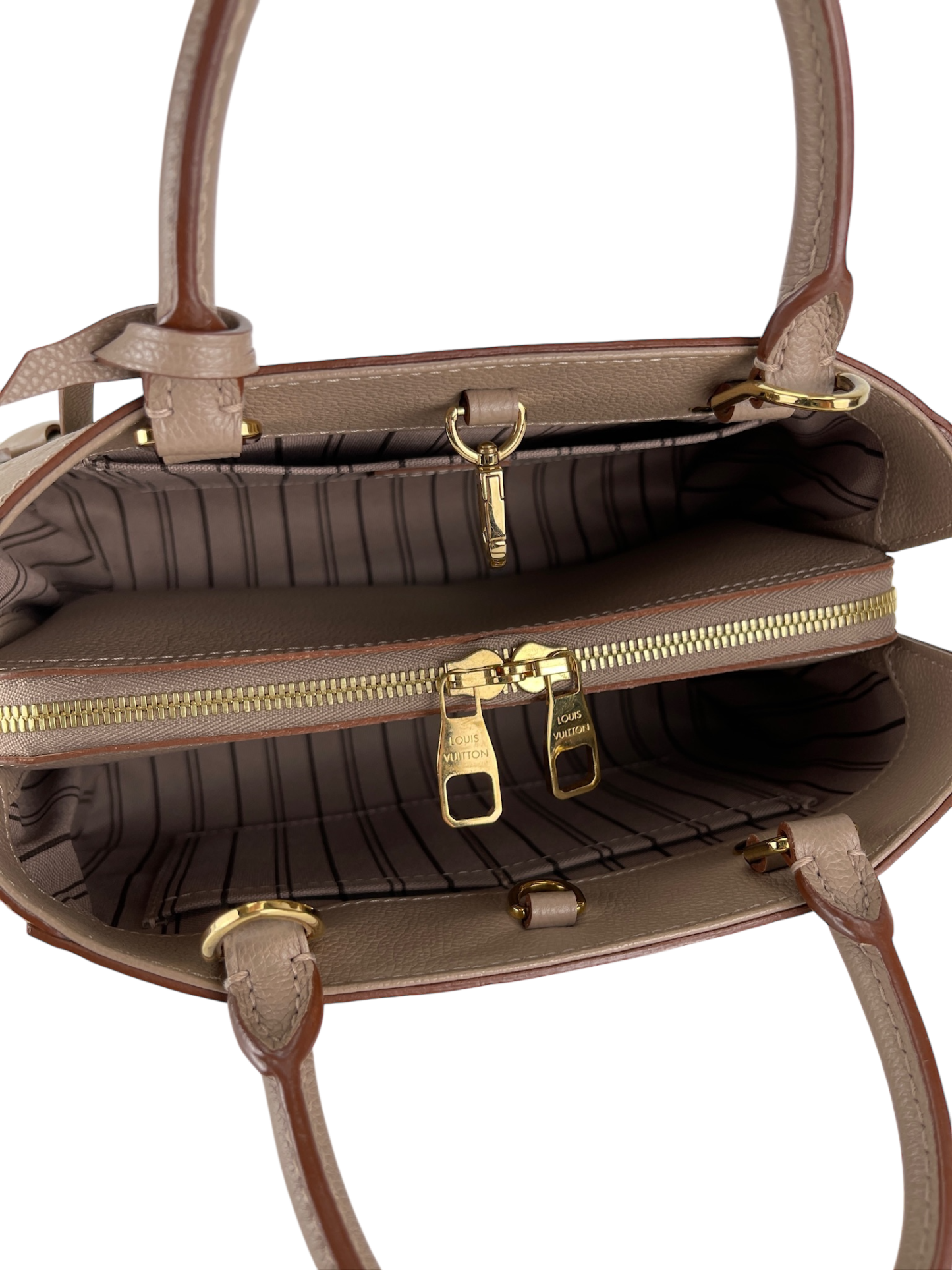 LOUIS VUITTON - Montaigne BB Anplant 2way Shoulder Bag Taupe