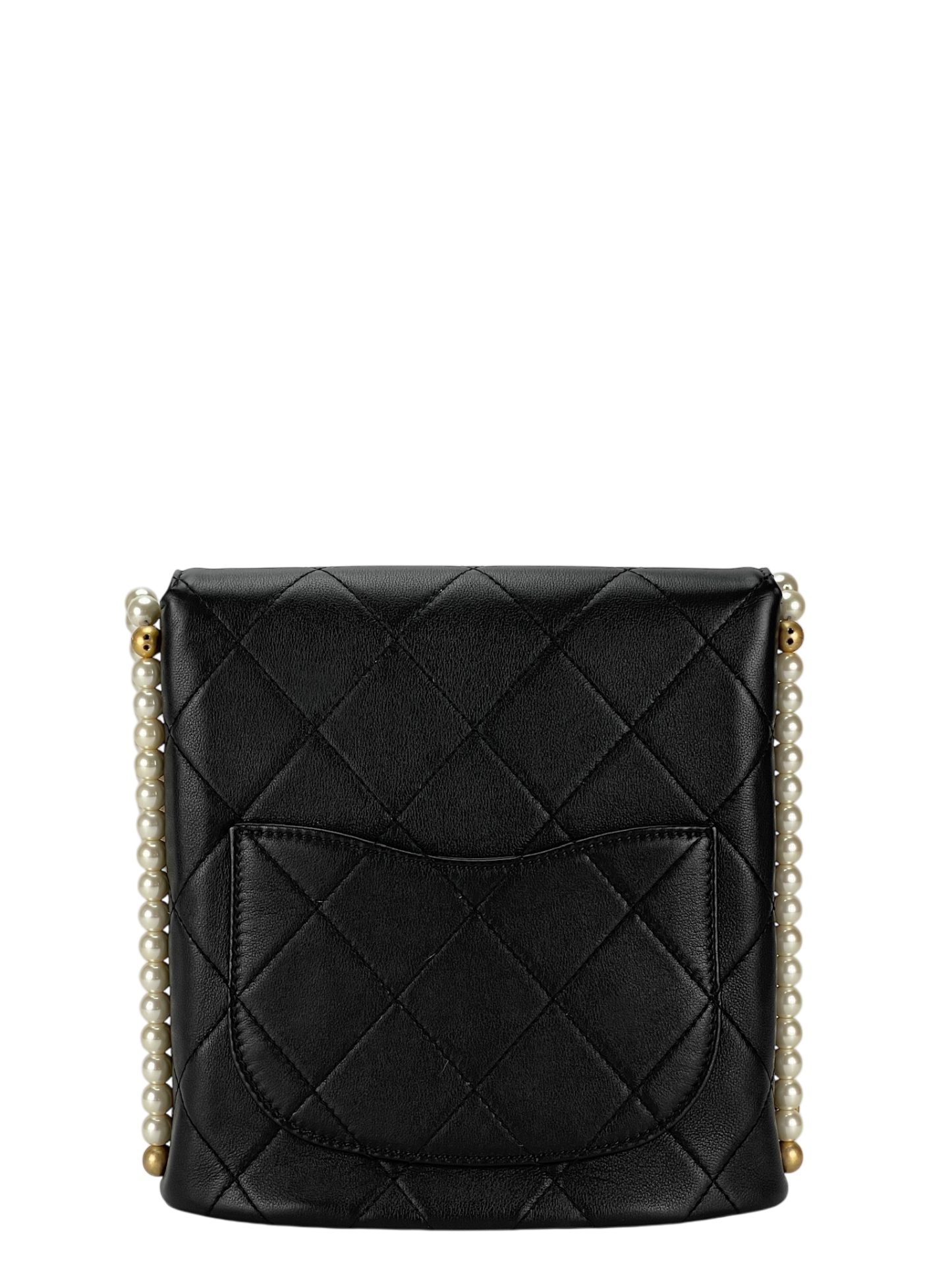 CHANEL - Matelasse Pearl Chain Shoulder Bag