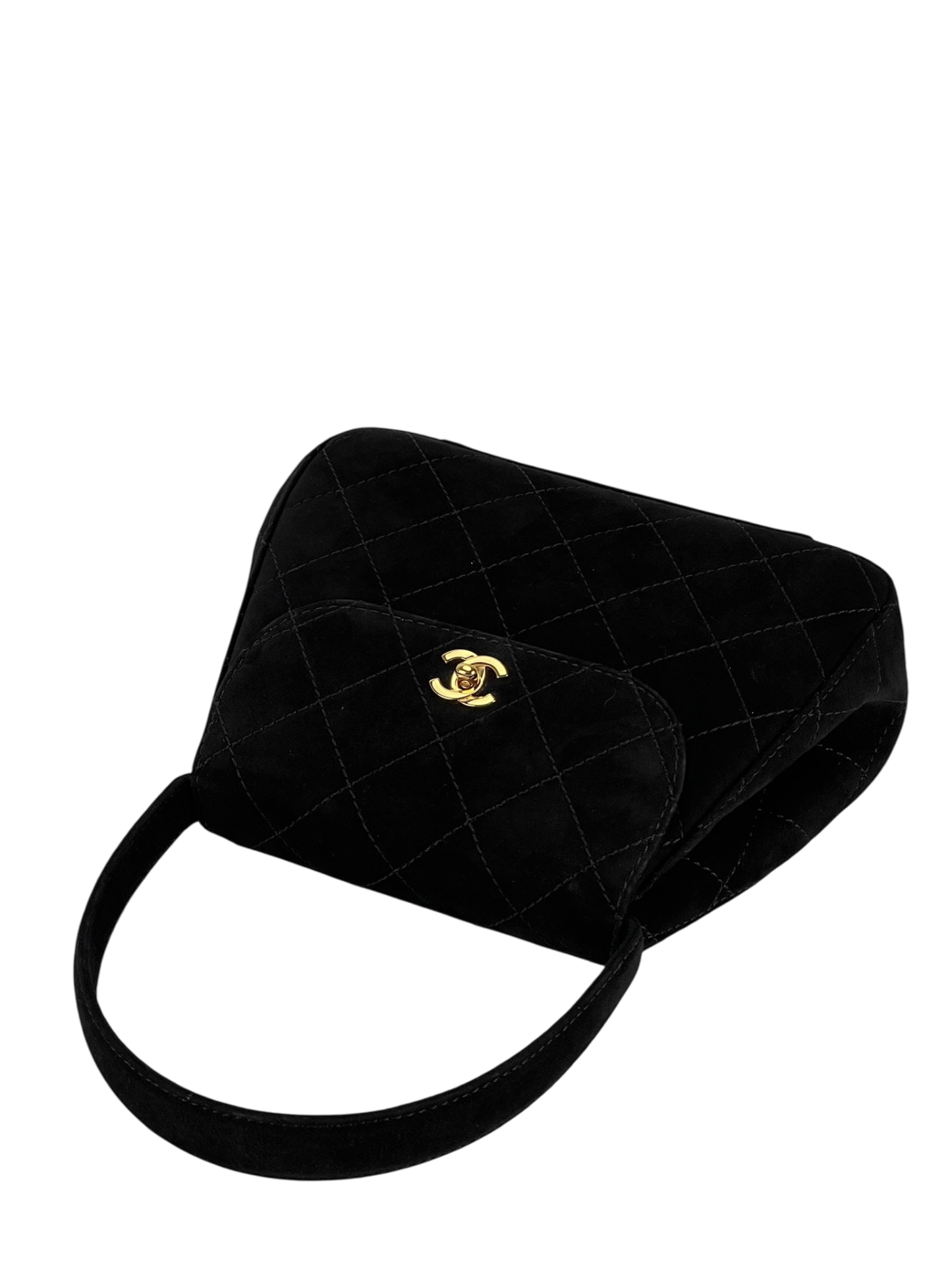 CHANEL - CC Vintage Velvet Mini Top Handle Bag