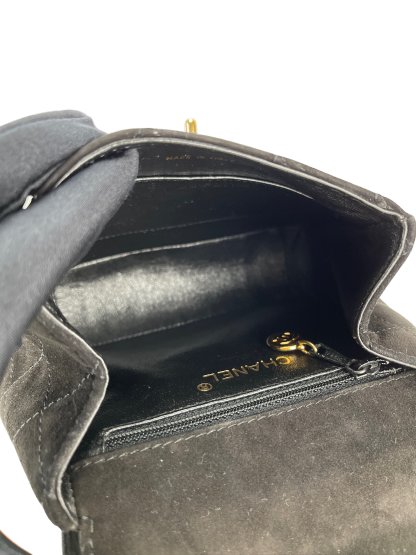 CHANEL - CC Vintage Velvet Mini Top Handle Bag