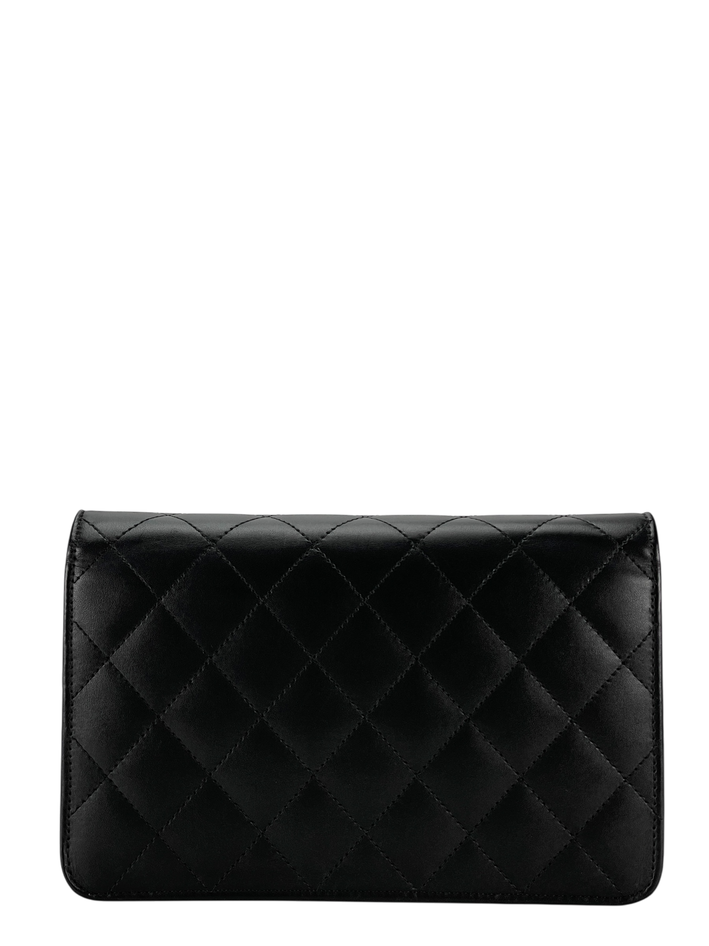 CHANEL - Black Calfskin Cambon Wallet On Chain (WOC)