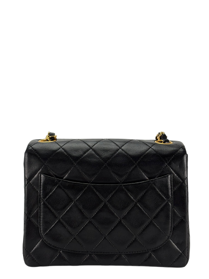 CHANEL - Black Lambskin Square 17 Shoulder Bag
