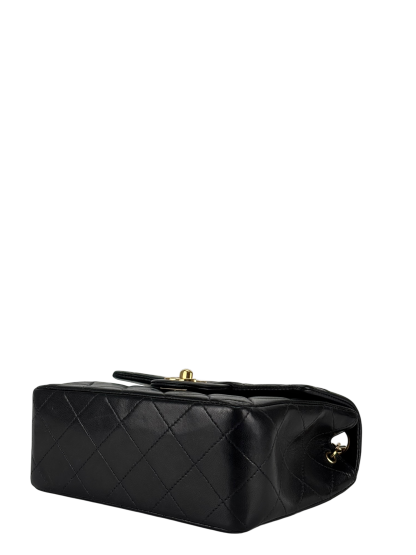 CHANEL - Black Lambskin Square 17 Shoulder Bag