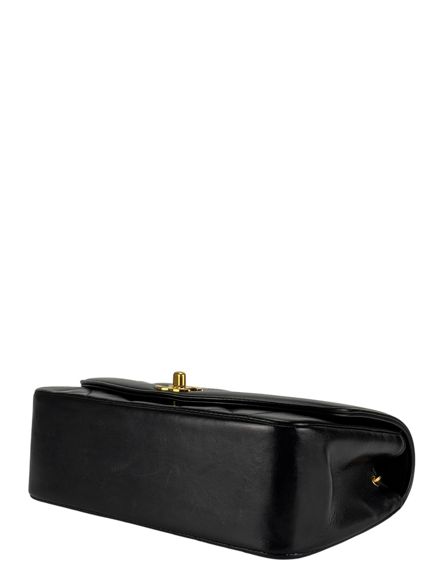 CHANEL - Diana Matrasse Classic Flap Bag Black Lambskin