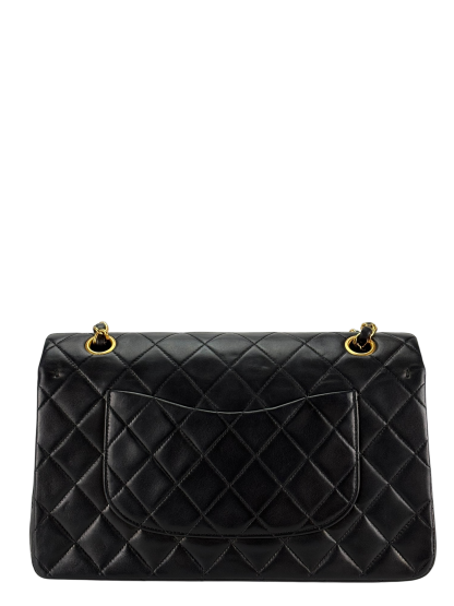 CHANEL - Medium Classic Double Flap Bag Black Caviar Gold Hardware (CF25) 
