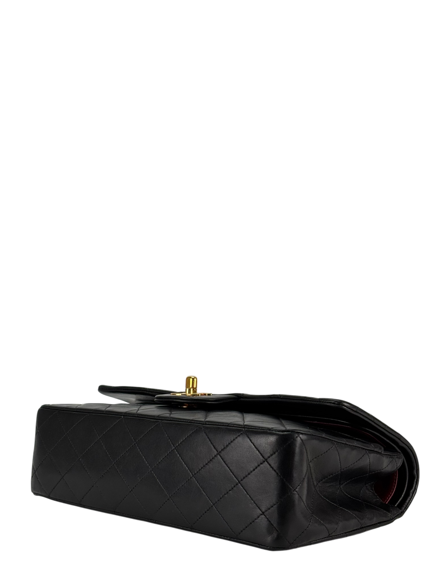 CHANEL - Medium Classic Double Flap Bag Black Caviar Gold Hardware (CF25)