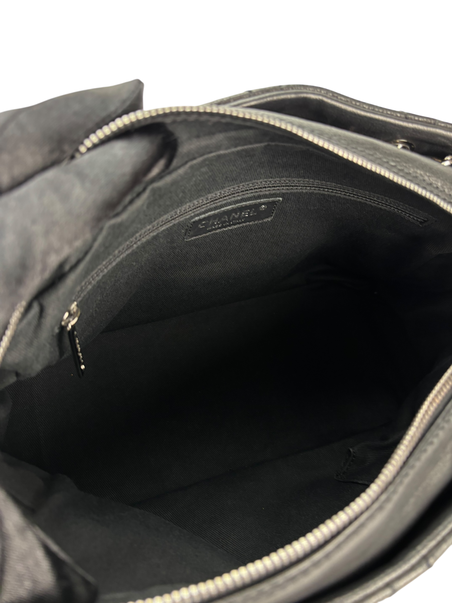 CHANEL - Calfskin Small Diamond Stitch Tote Black