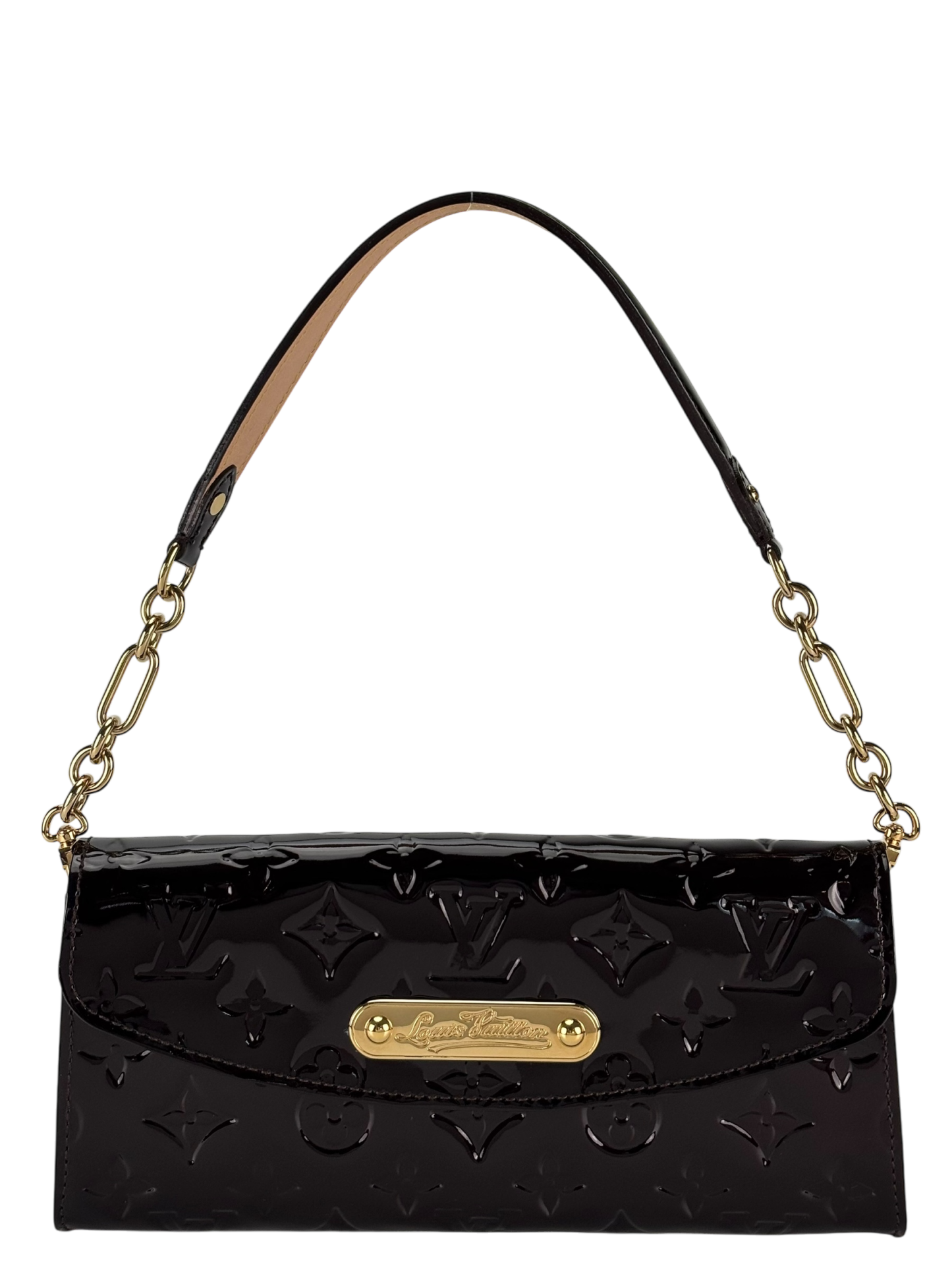 LOUIS VUITTON - Vernis Sunset Boulevard Bag Amarante Monogram