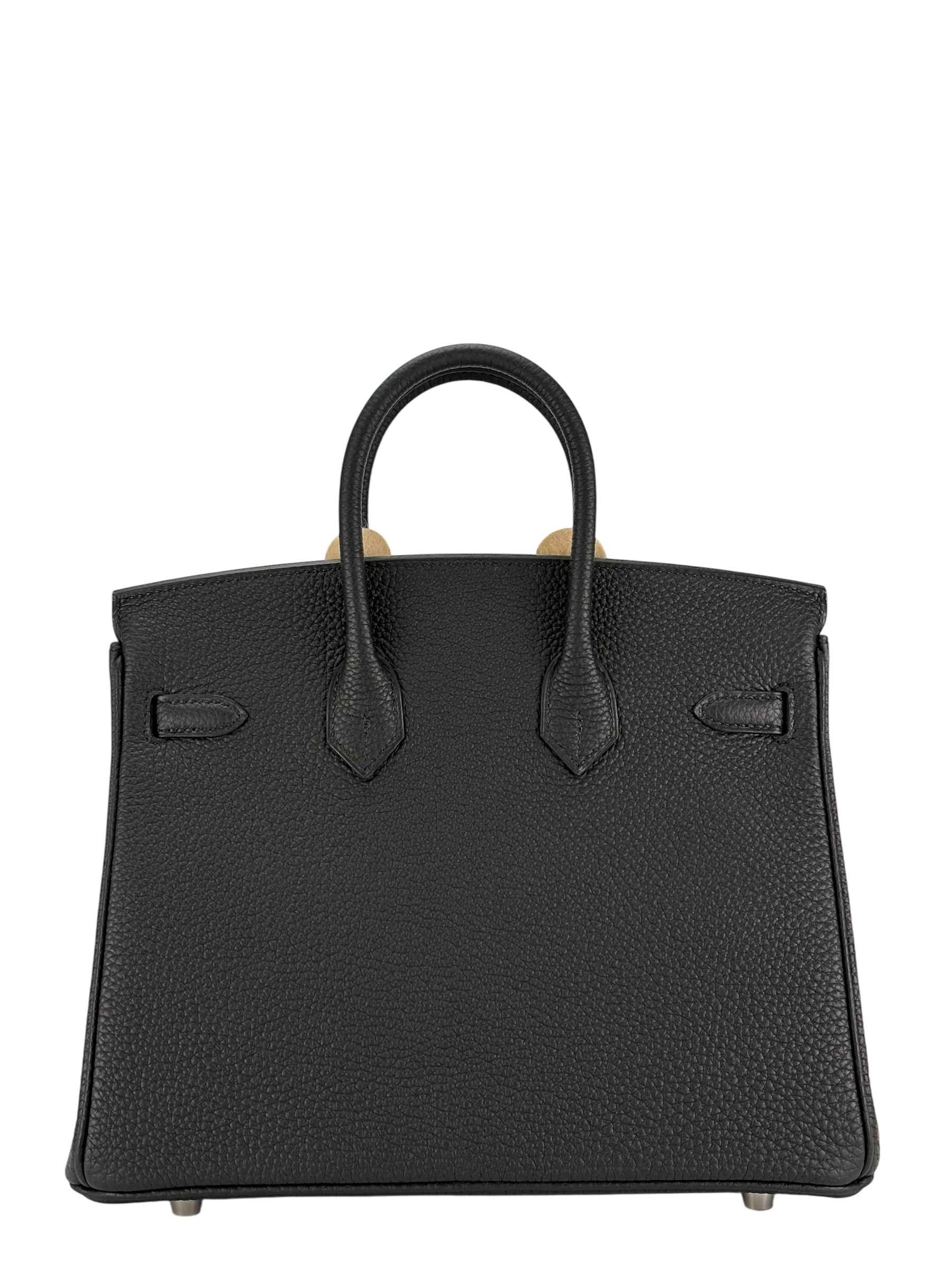 HERMES - Birkin 25 Noir 89 Togo Palladium Hardware