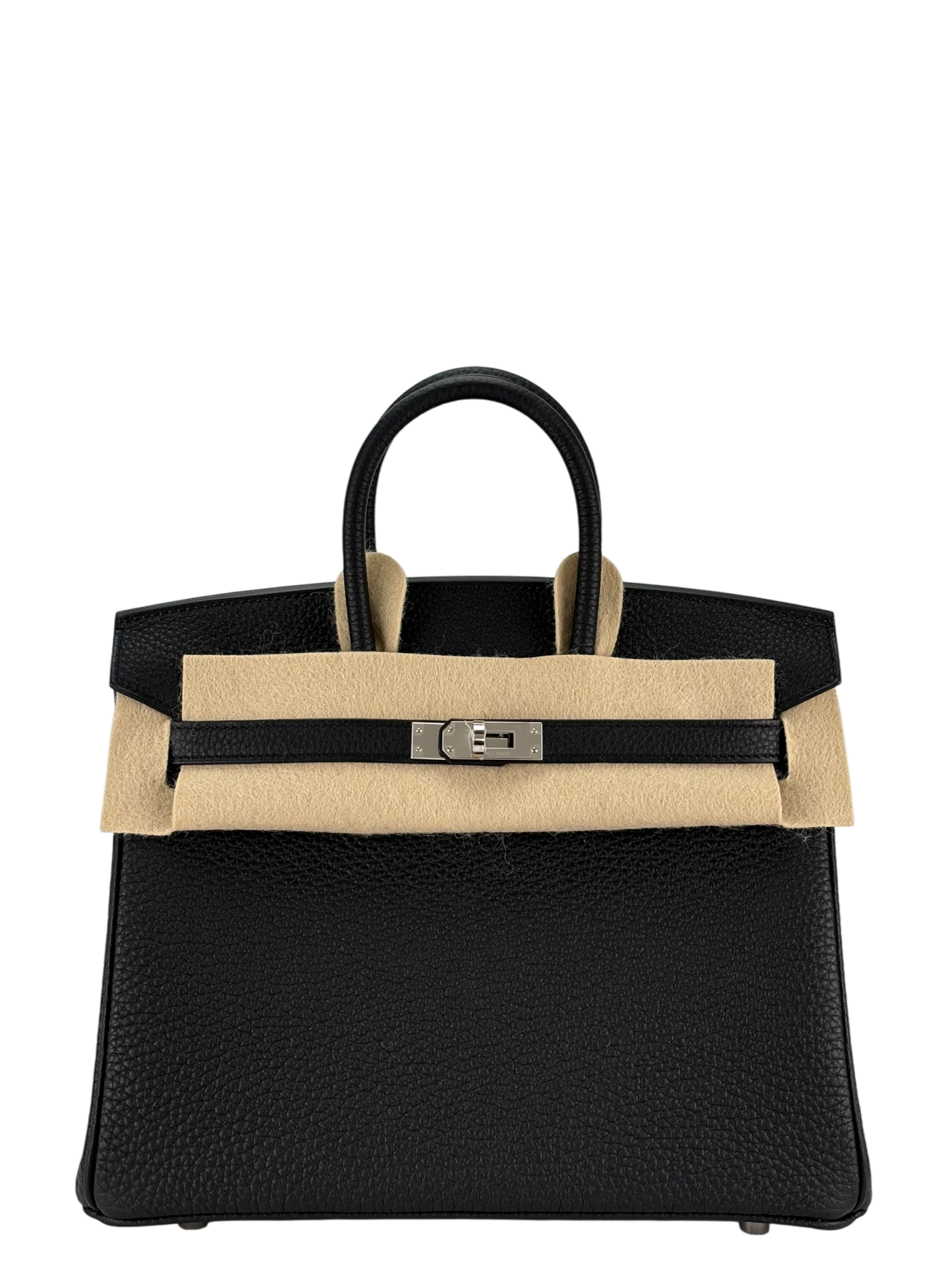 HERMES - Birkin 25 Noir 89 Togo Palladium Hardware