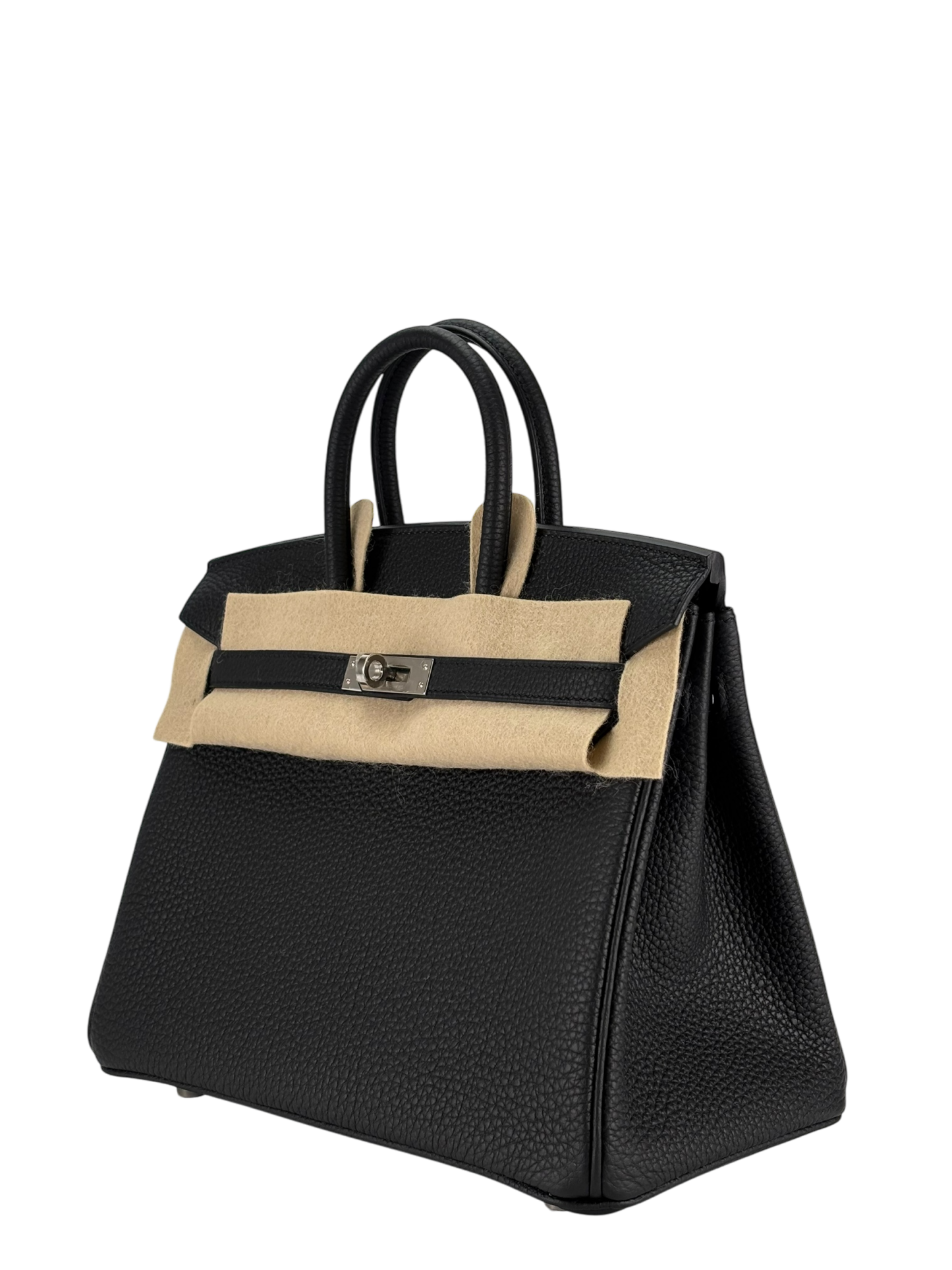 HERMES - Birkin 25 Noir 89 Togo Palladium Hardware