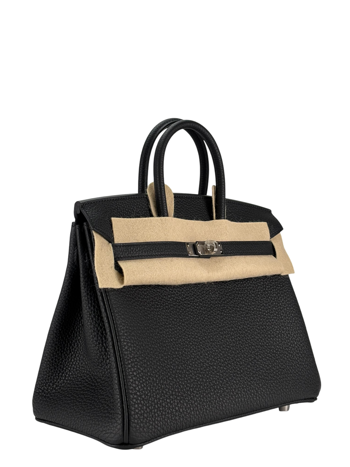HERMES - Birkin 25 Noir 89 Togo Palladium Hardware