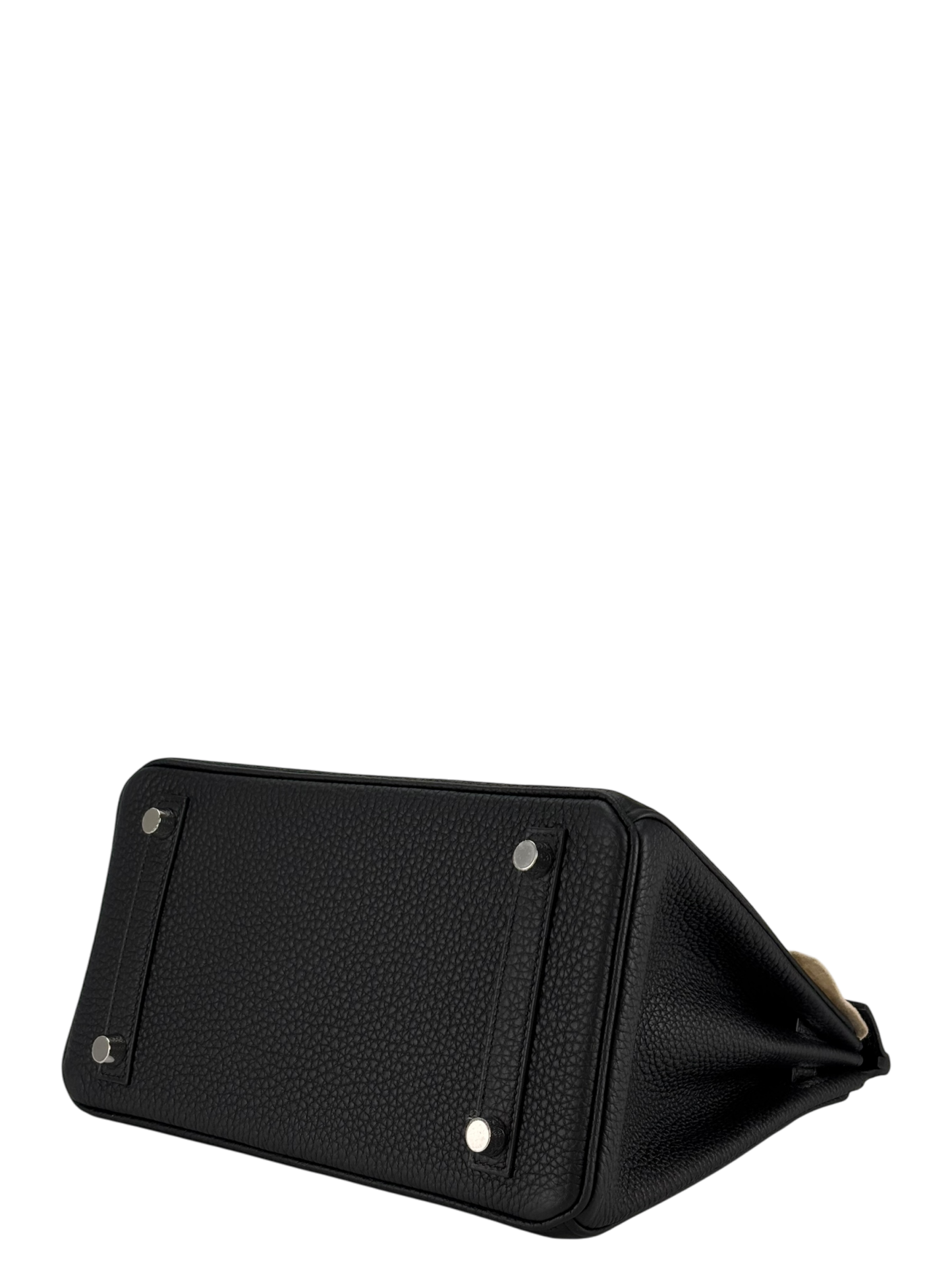 HERMES - Birkin 25 Noir 89 Togo Palladium Hardware